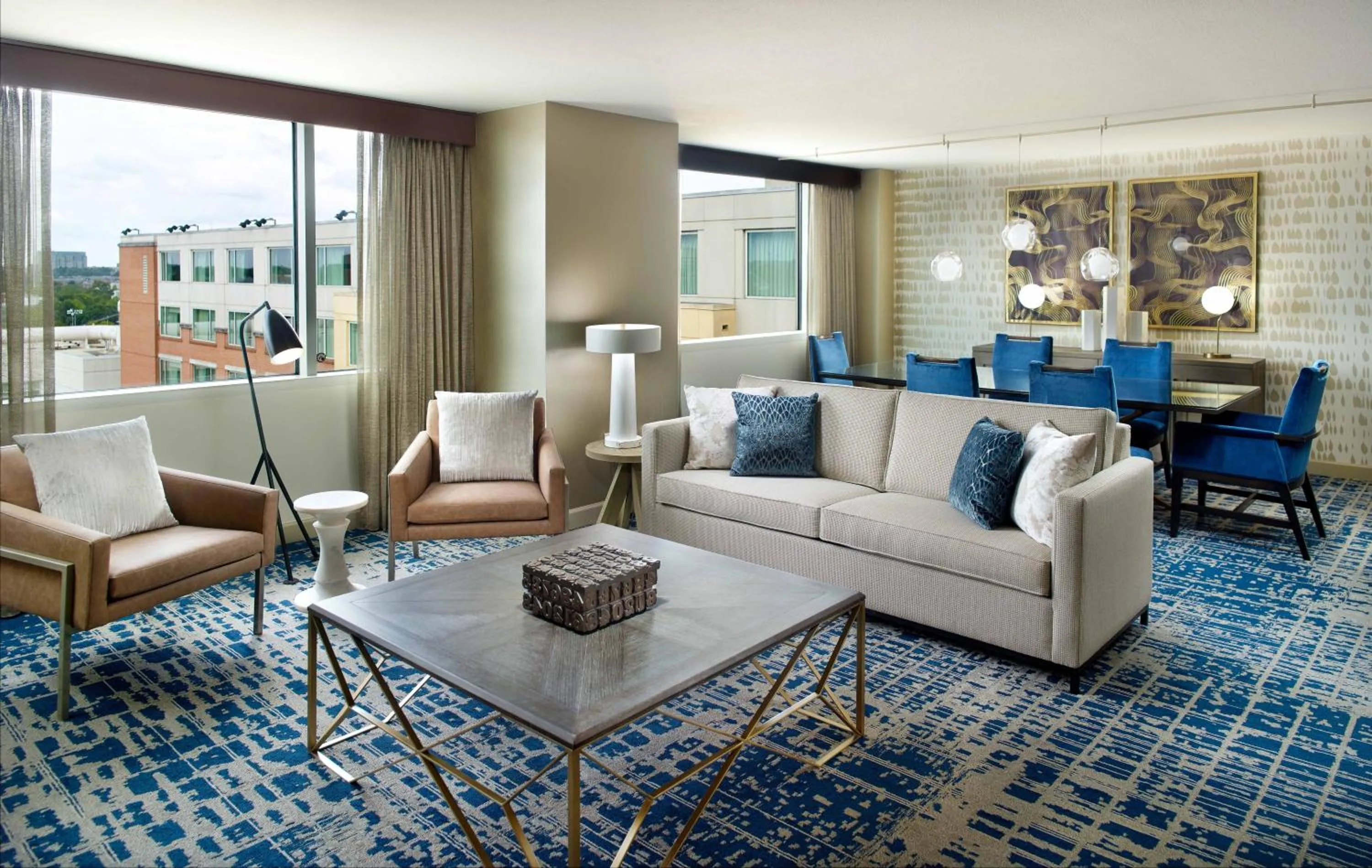 Living room in Georgia Tech Hotel and Conference Center