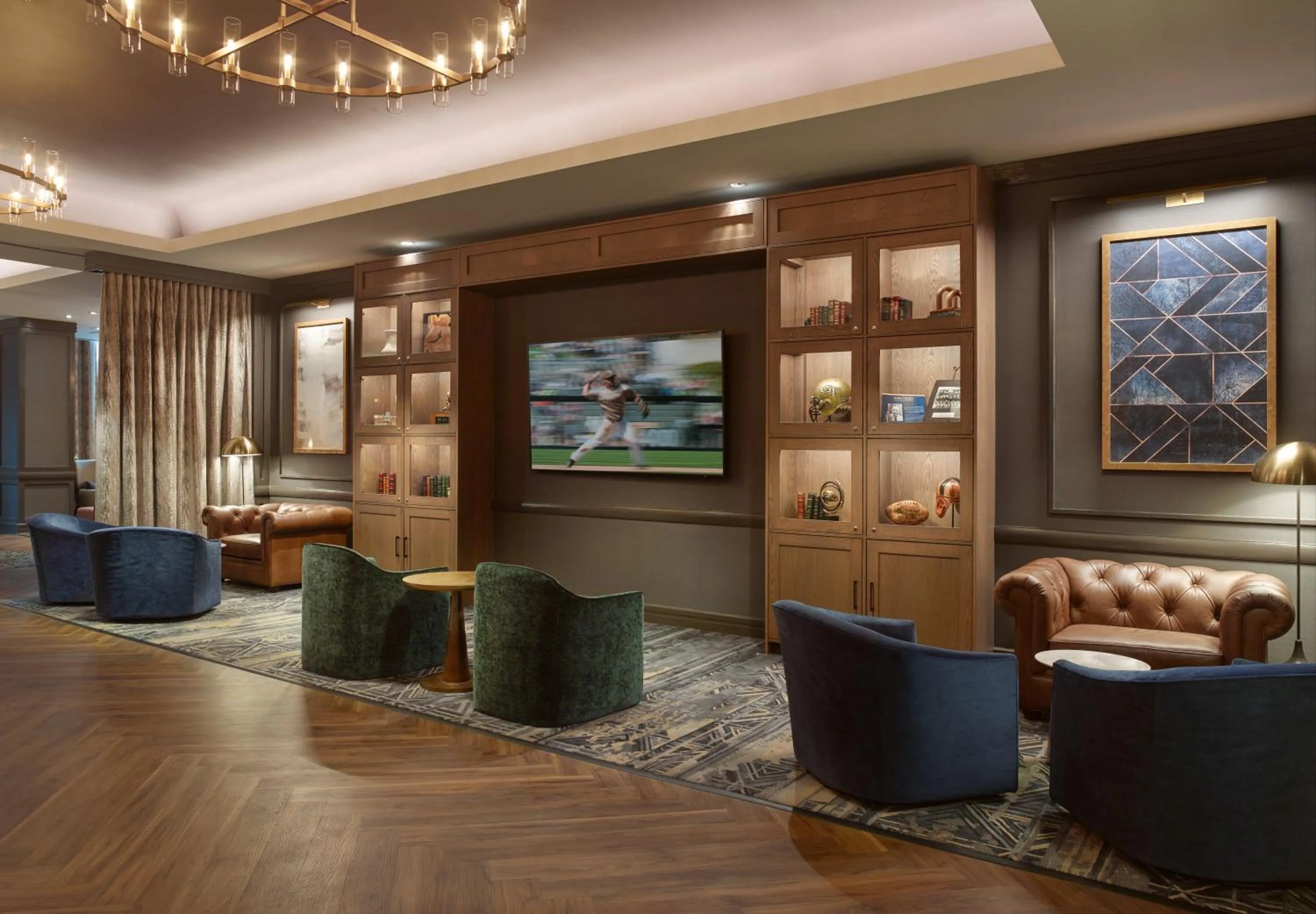 TV and multimedia in Georgia Tech Hotel and Conference Center