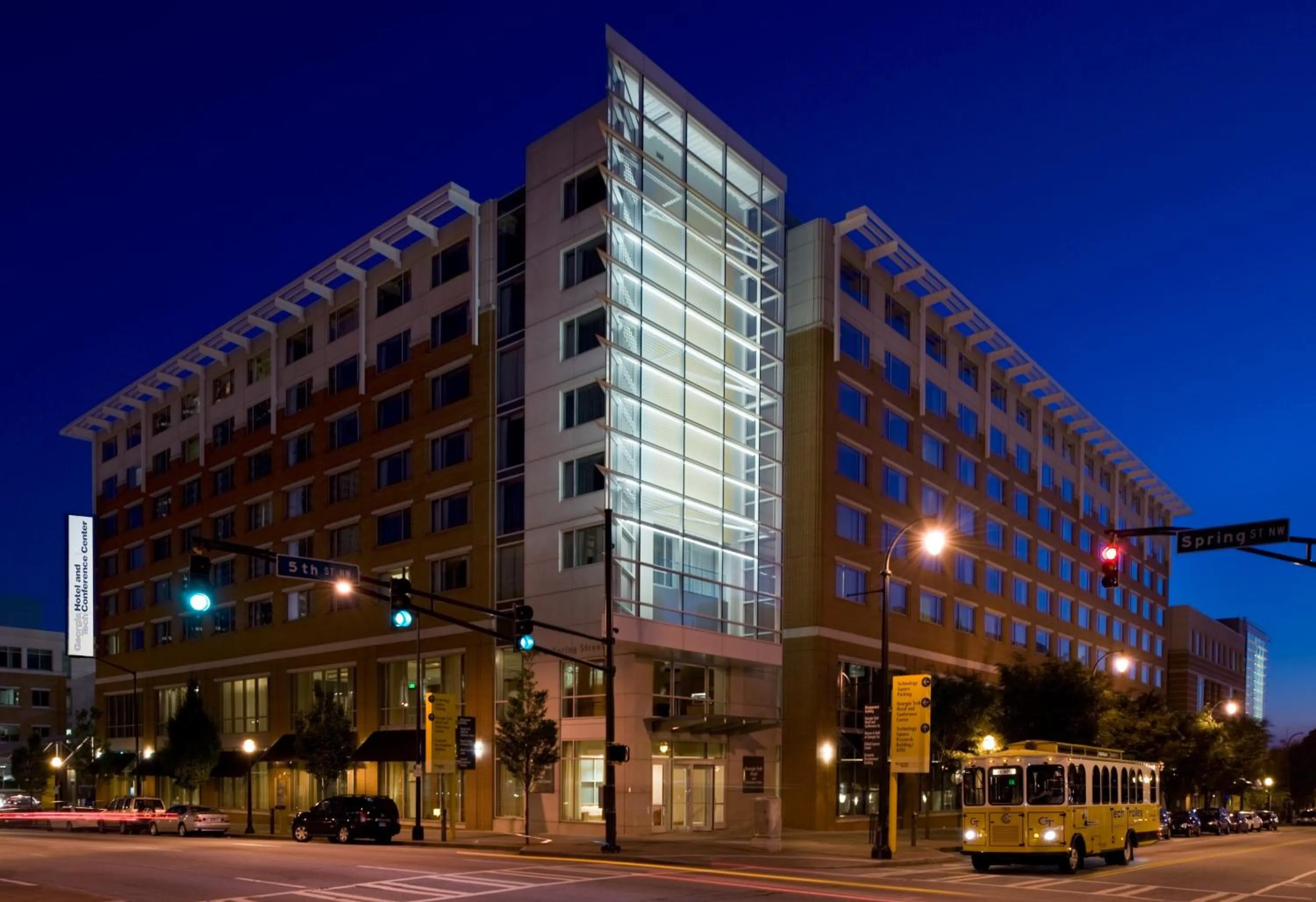 Facade/entrance in Georgia Tech Hotel and Conference Center