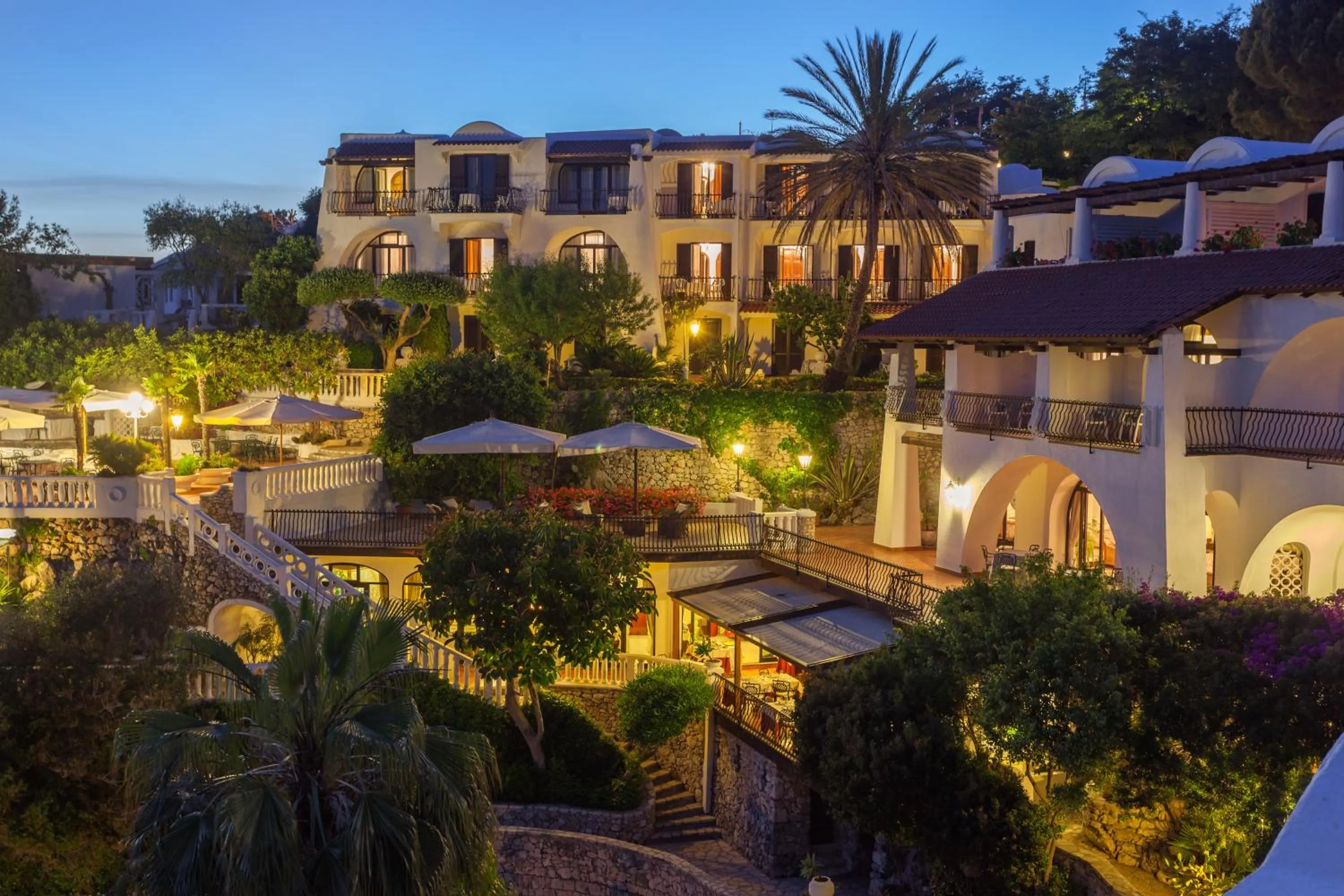 Facade/entrance in Grand Hotel Le Rocce