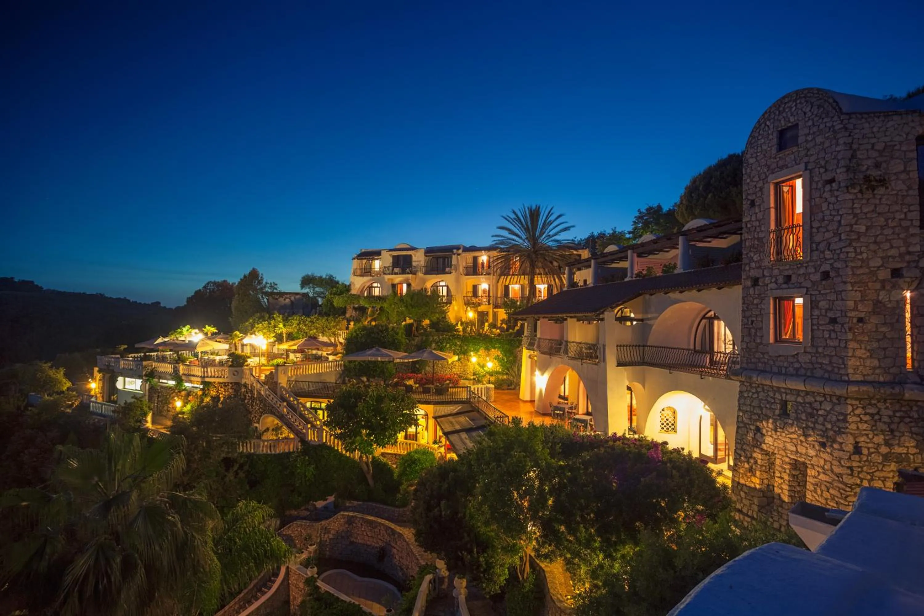 Facade/entrance in Grand Hotel Le Rocce