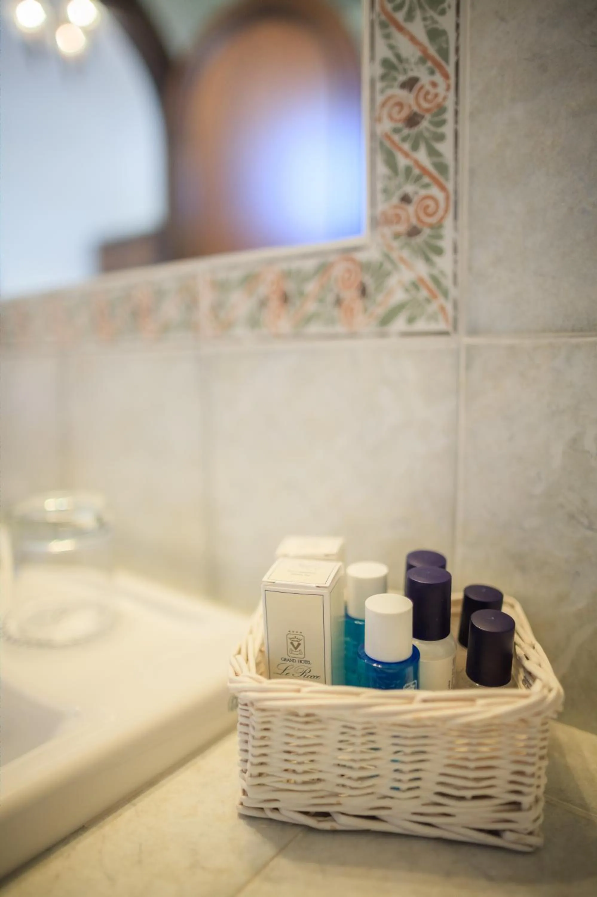 Bathroom in Grand Hotel Le Rocce