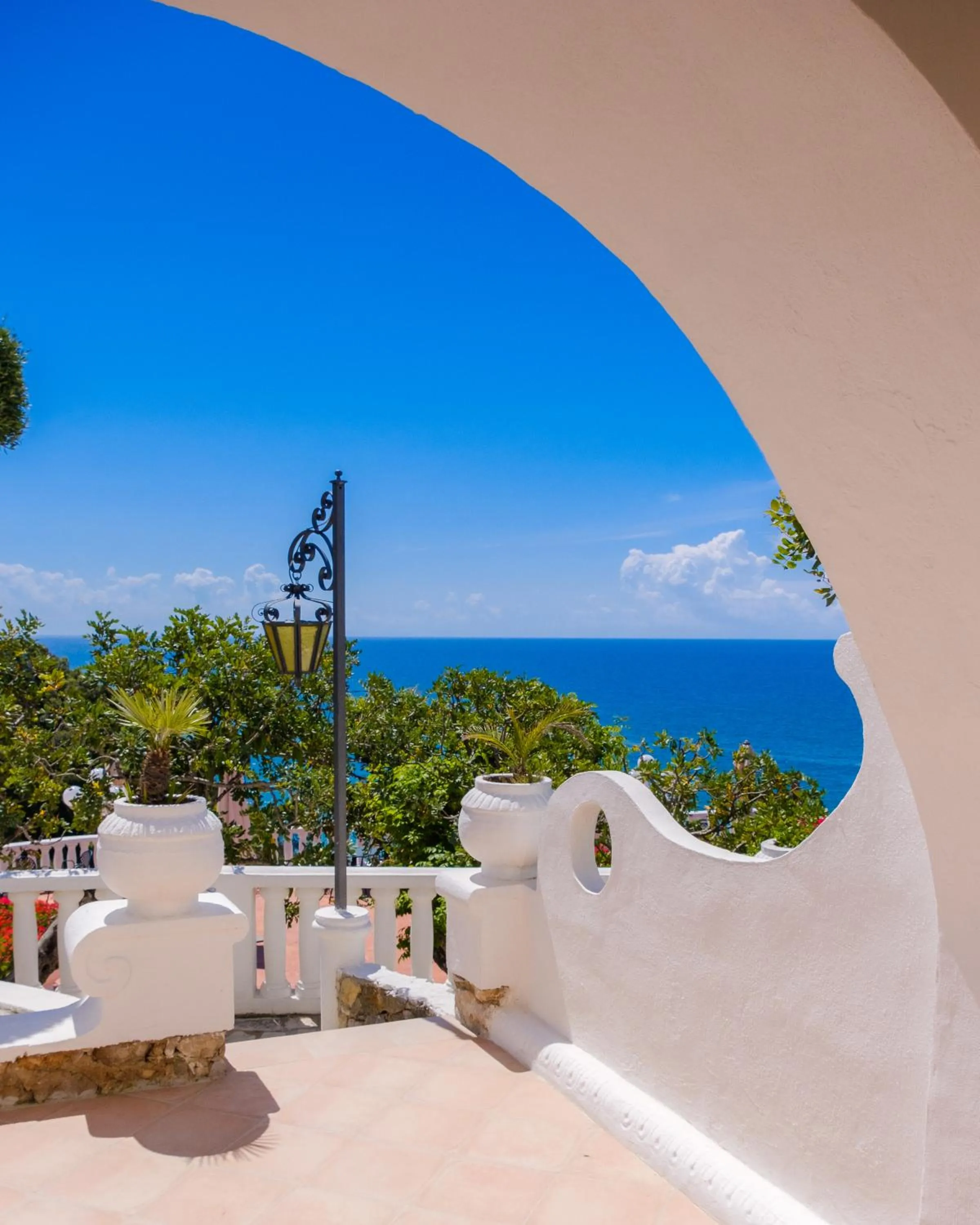 Garden in Grand Hotel Le Rocce