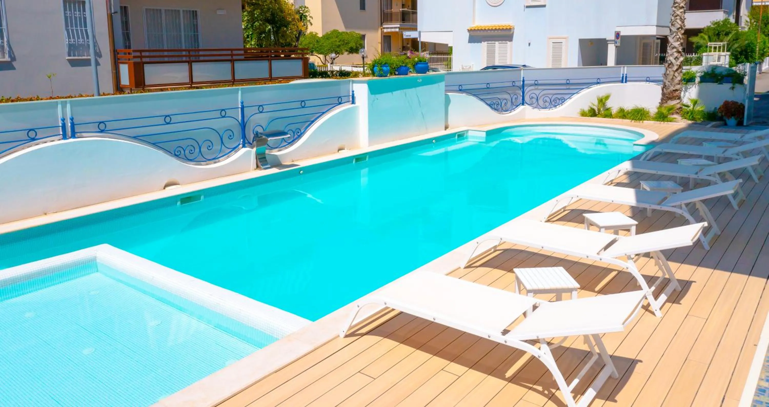 Pool view in Residence Abruzzo Resort