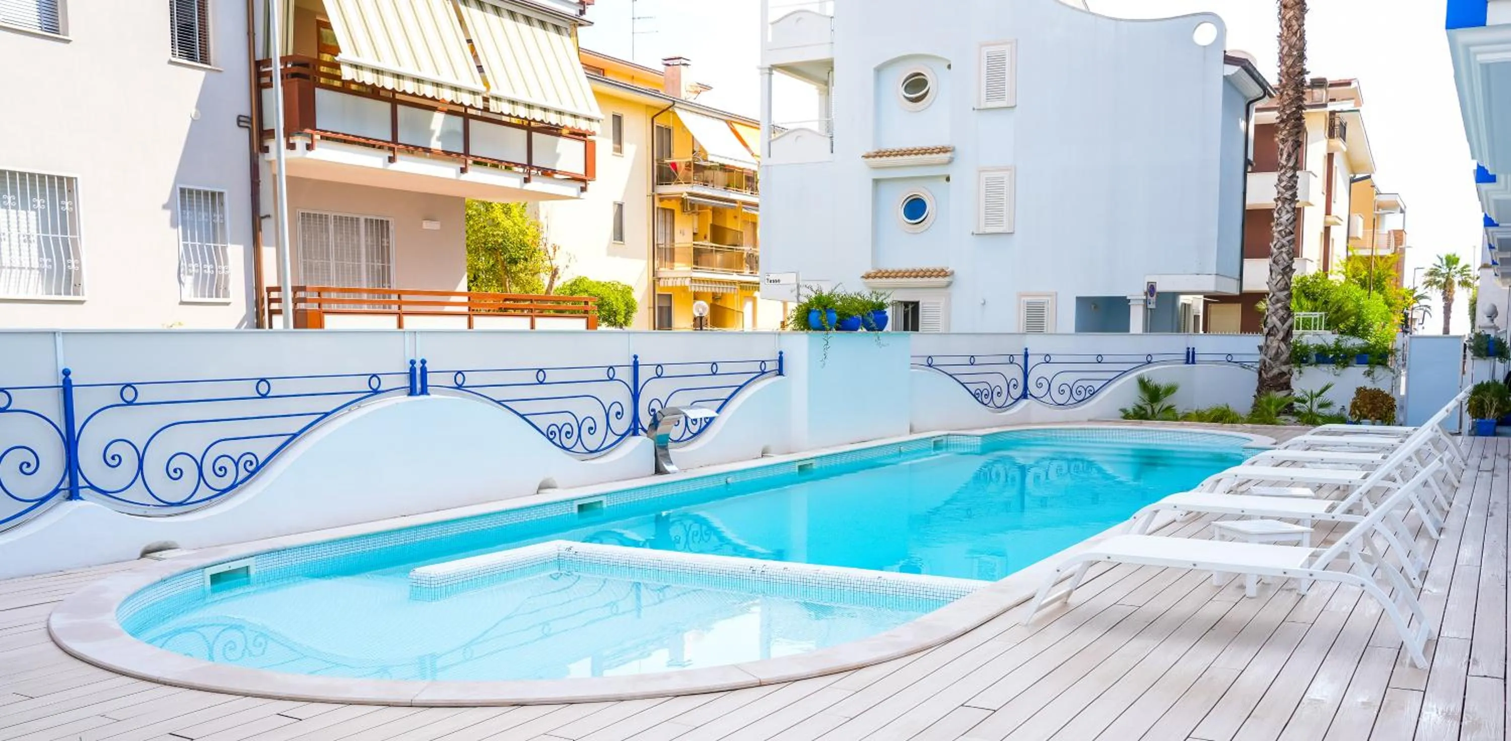 Pool view in Residence Abruzzo Resort
