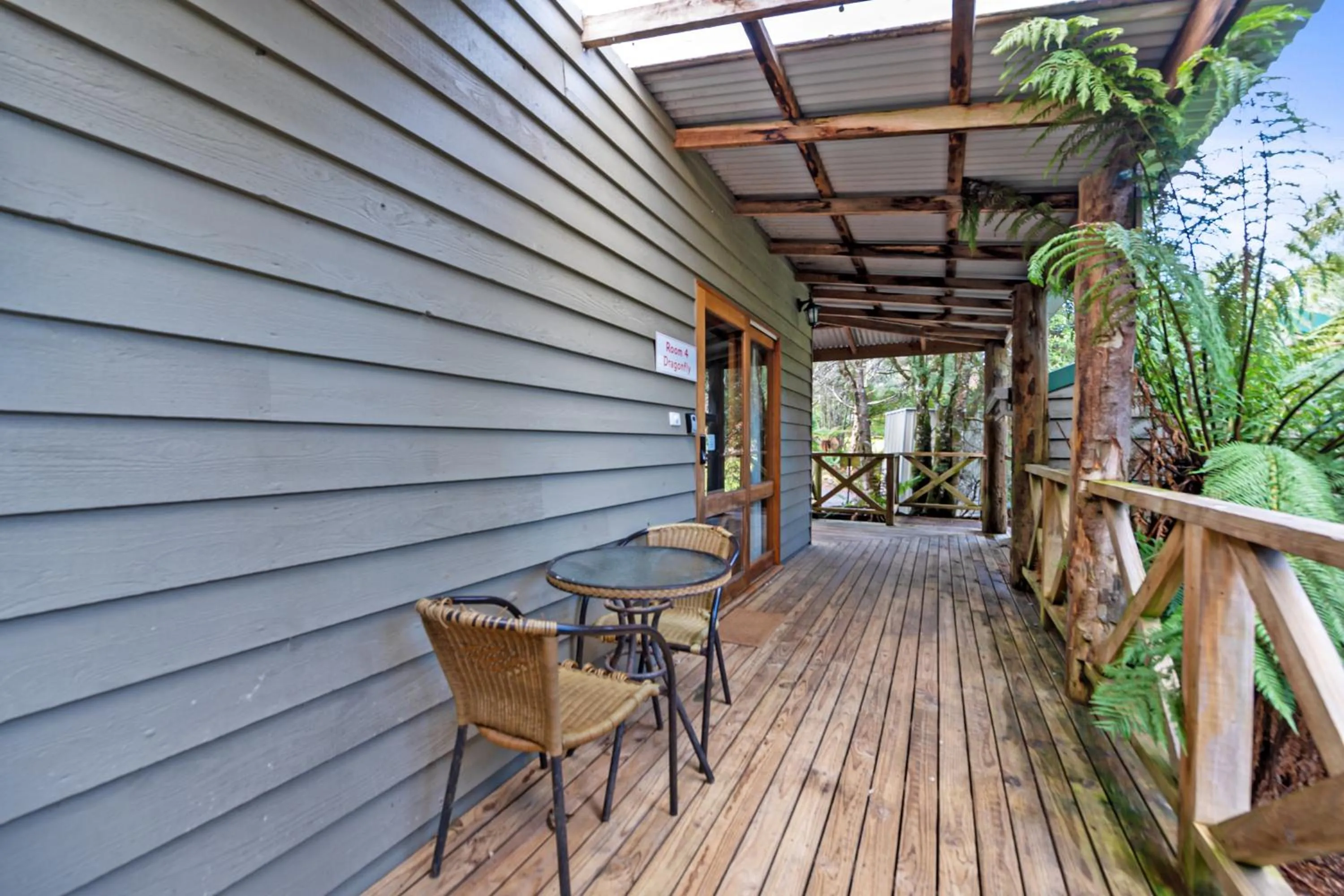 Balcony/Terrace in Cradle forest inn