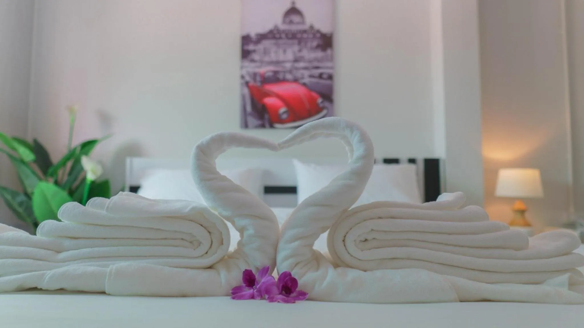 Bed in Pantip Boutique Hotel