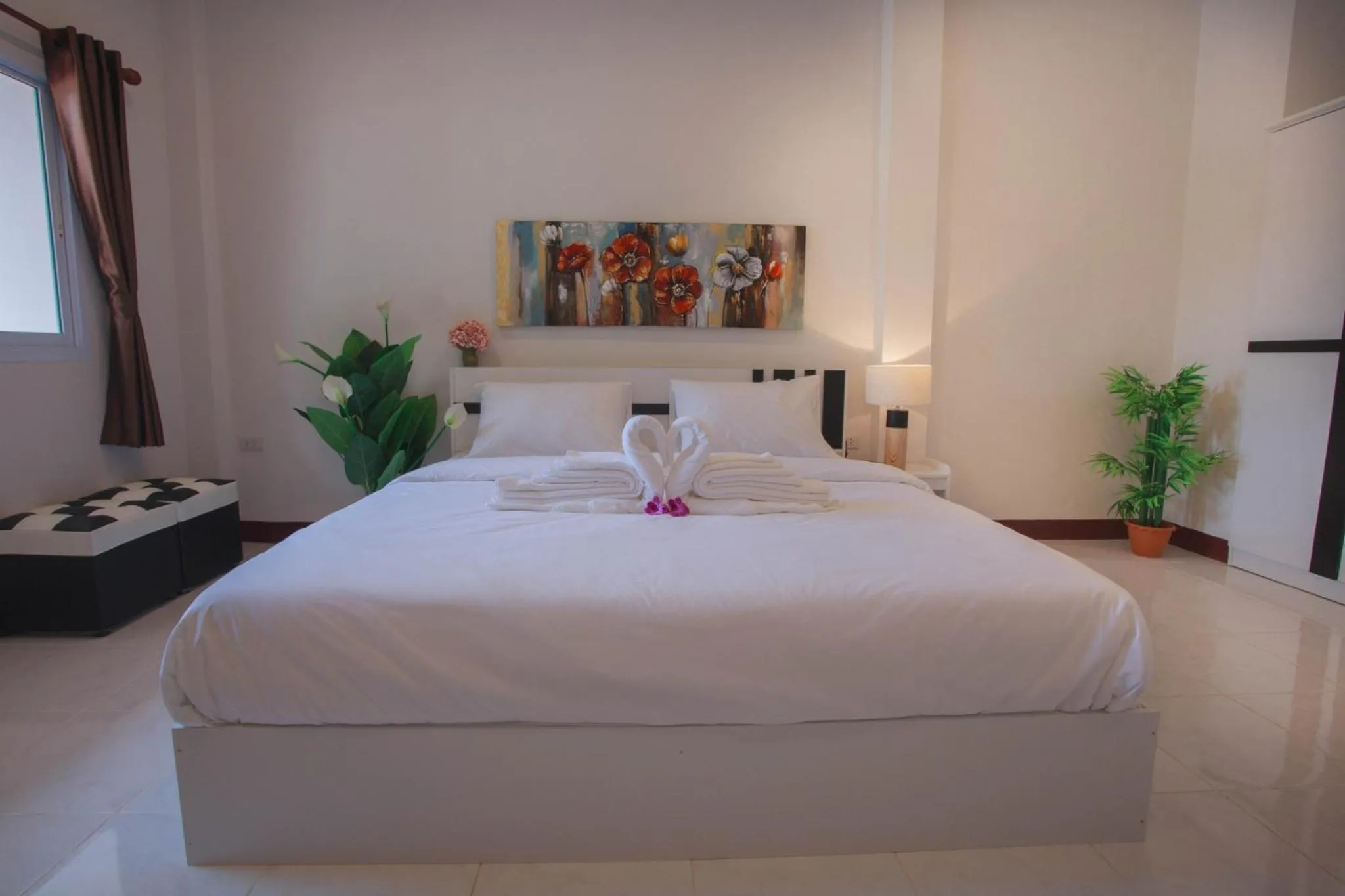 Bed in Pantip Boutique Hotel