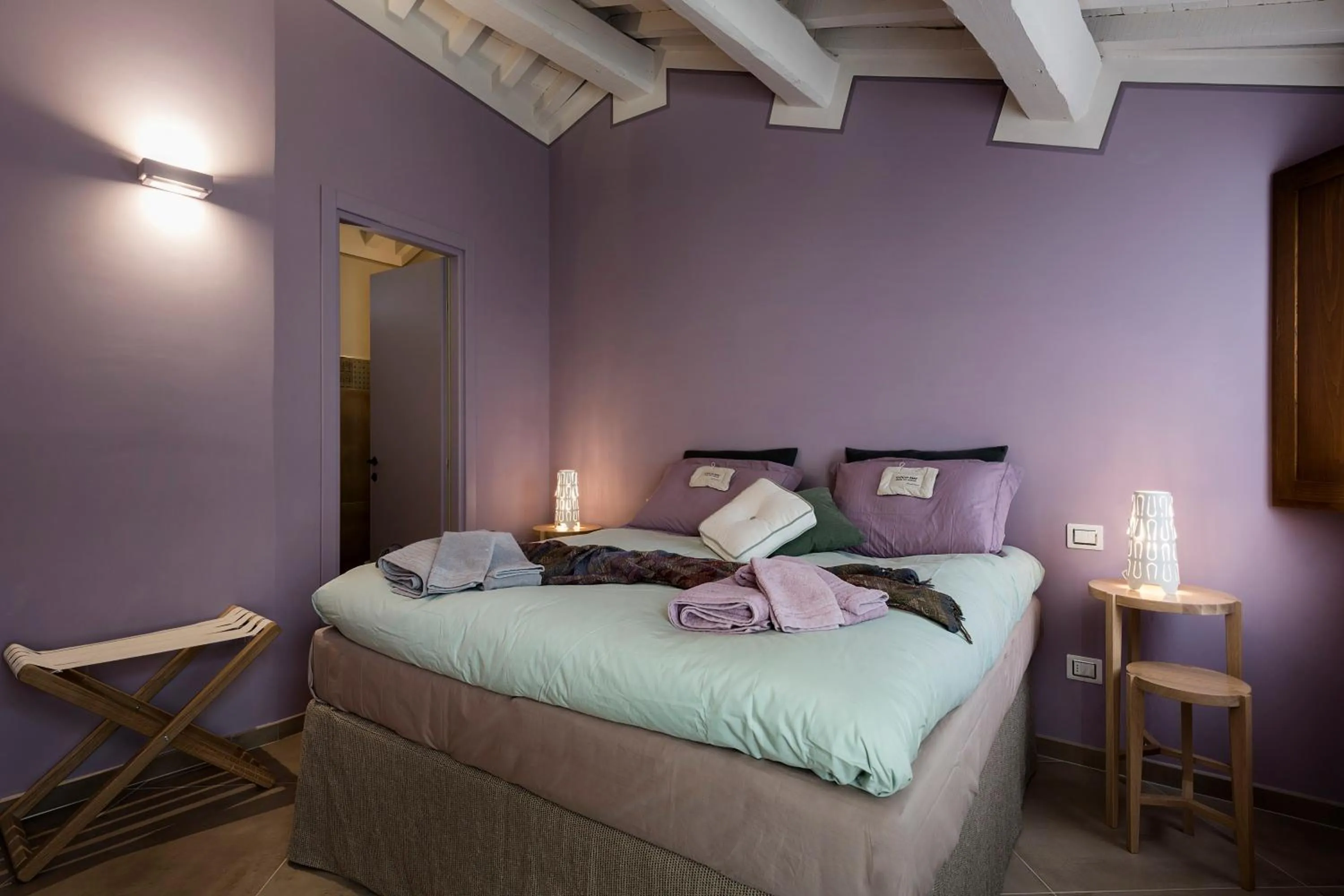 Bed in Relais Borgo Campello