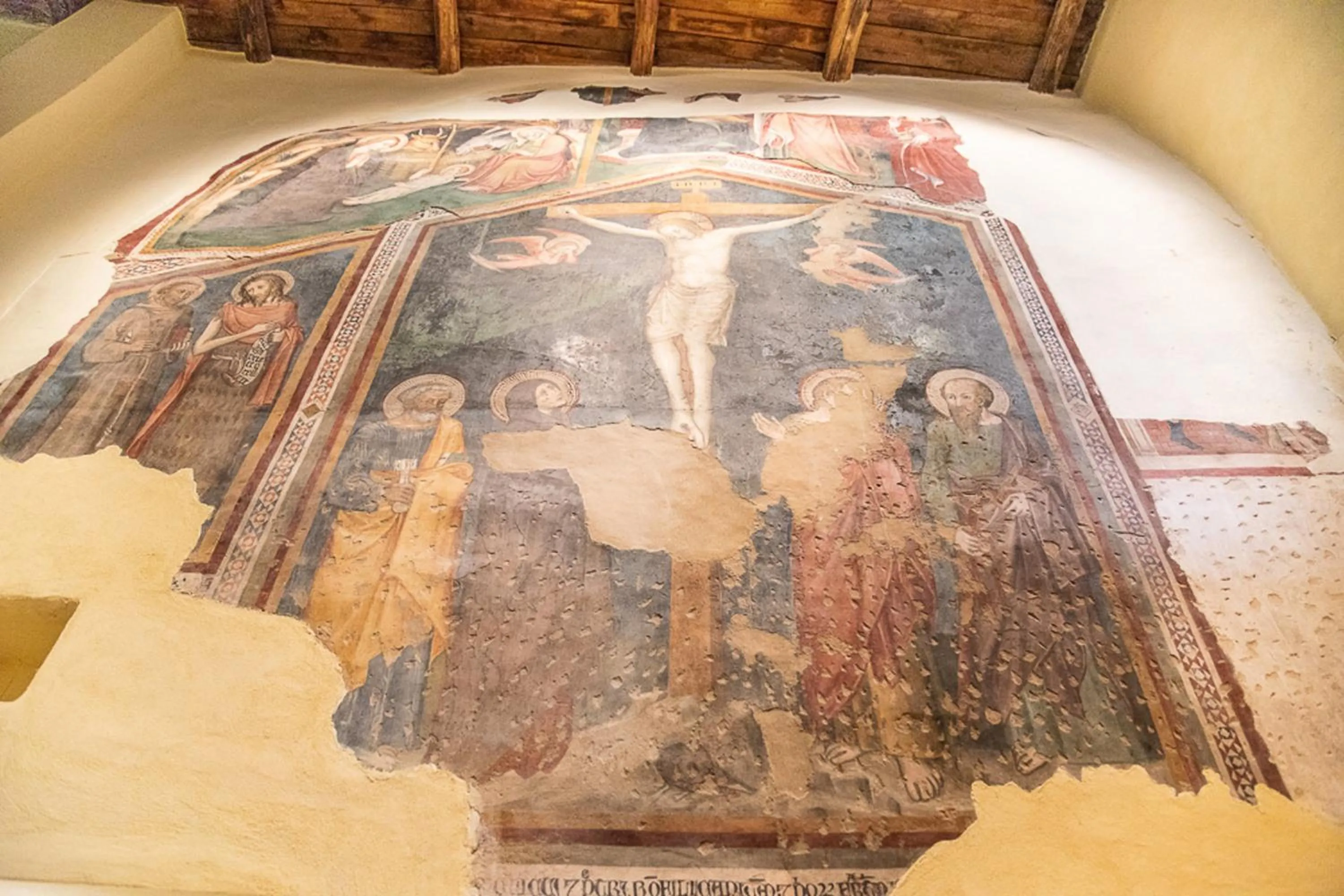 Decorative detail in Relais Borgo Campello