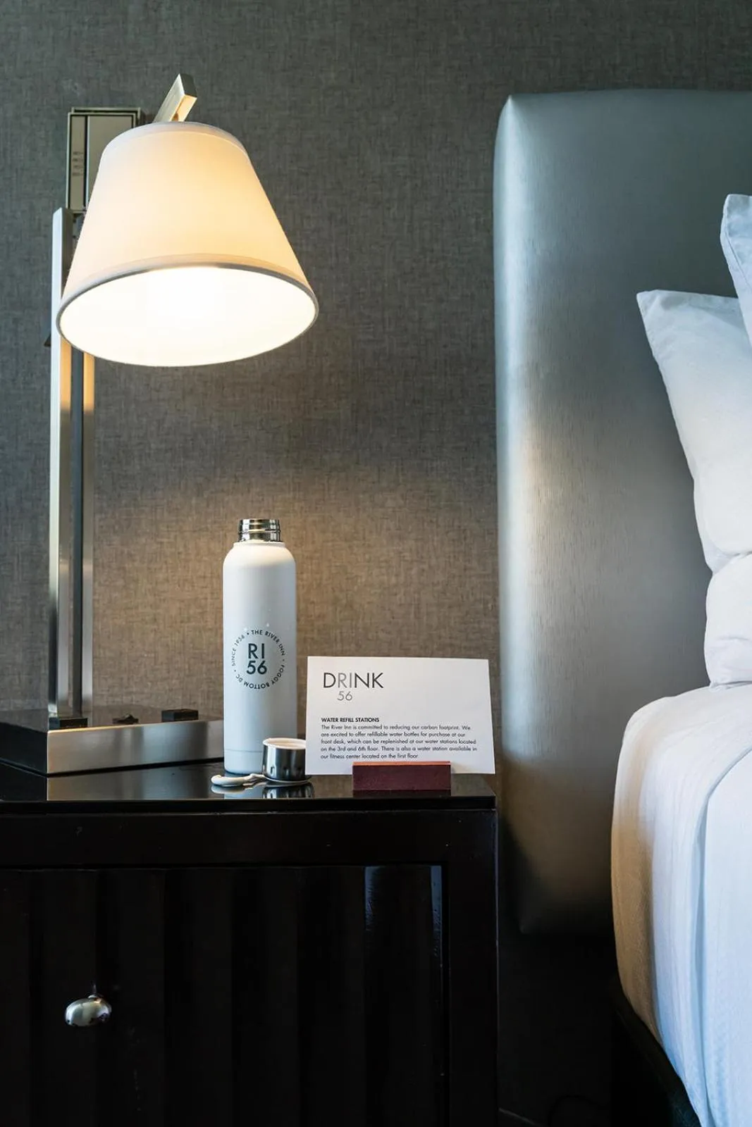 Decorative detail, Bed in The River Inn