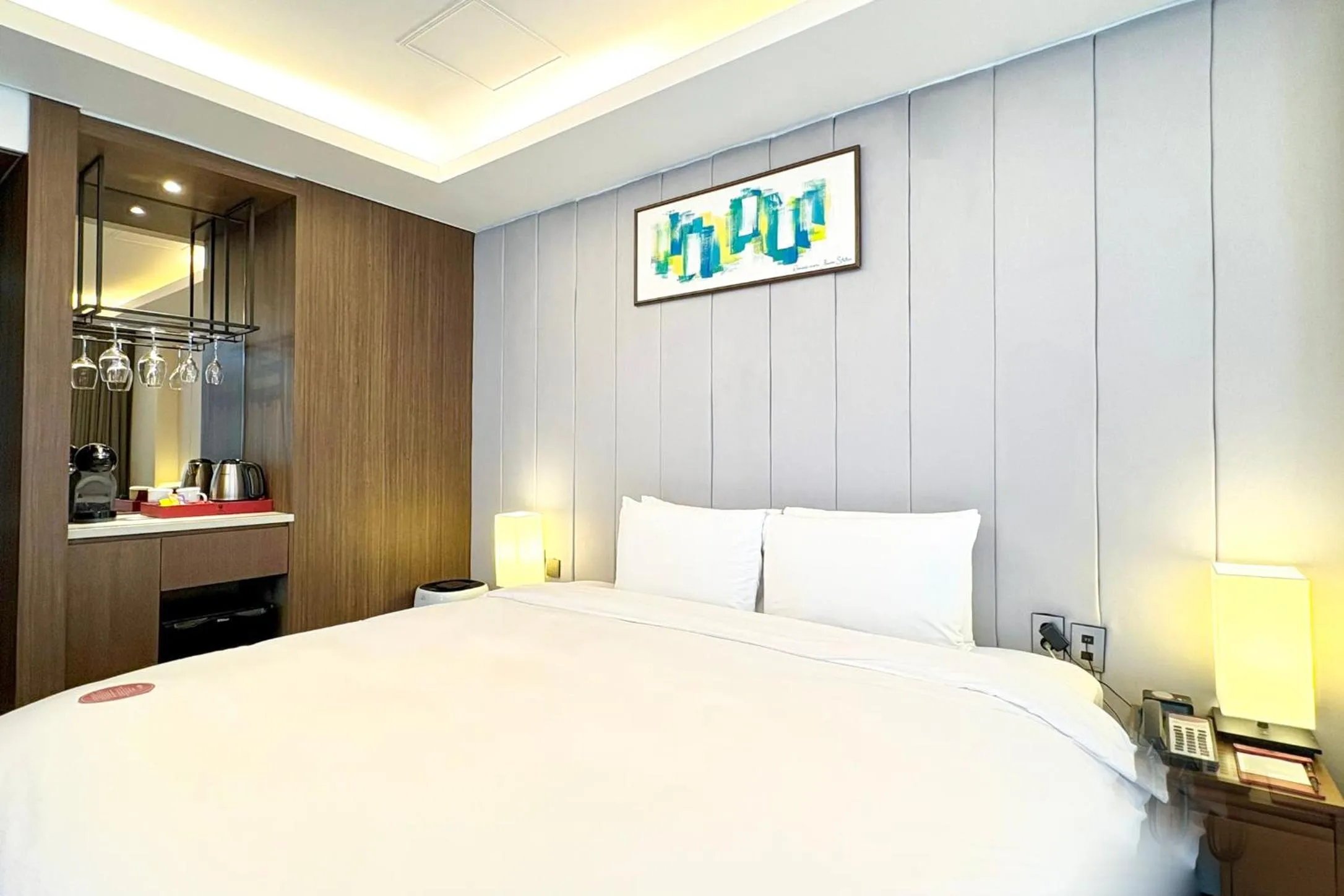 Bed in Ramada Encore by Wyndham Busan Station