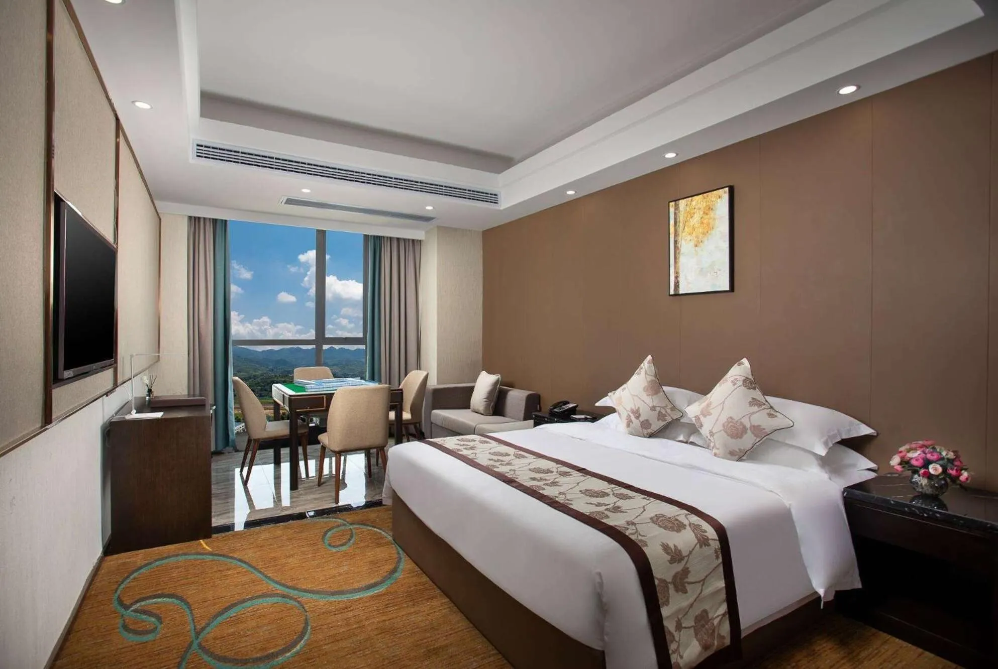 Photo of the whole room, Bed in Ramada by Wyndham Zhangjiajie