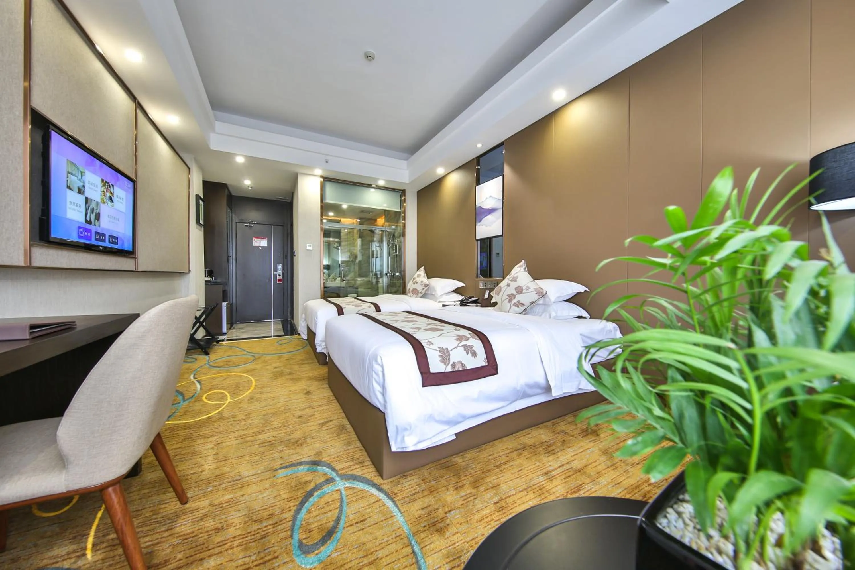 Bed in Ramada by Wyndham Zhangjiajie