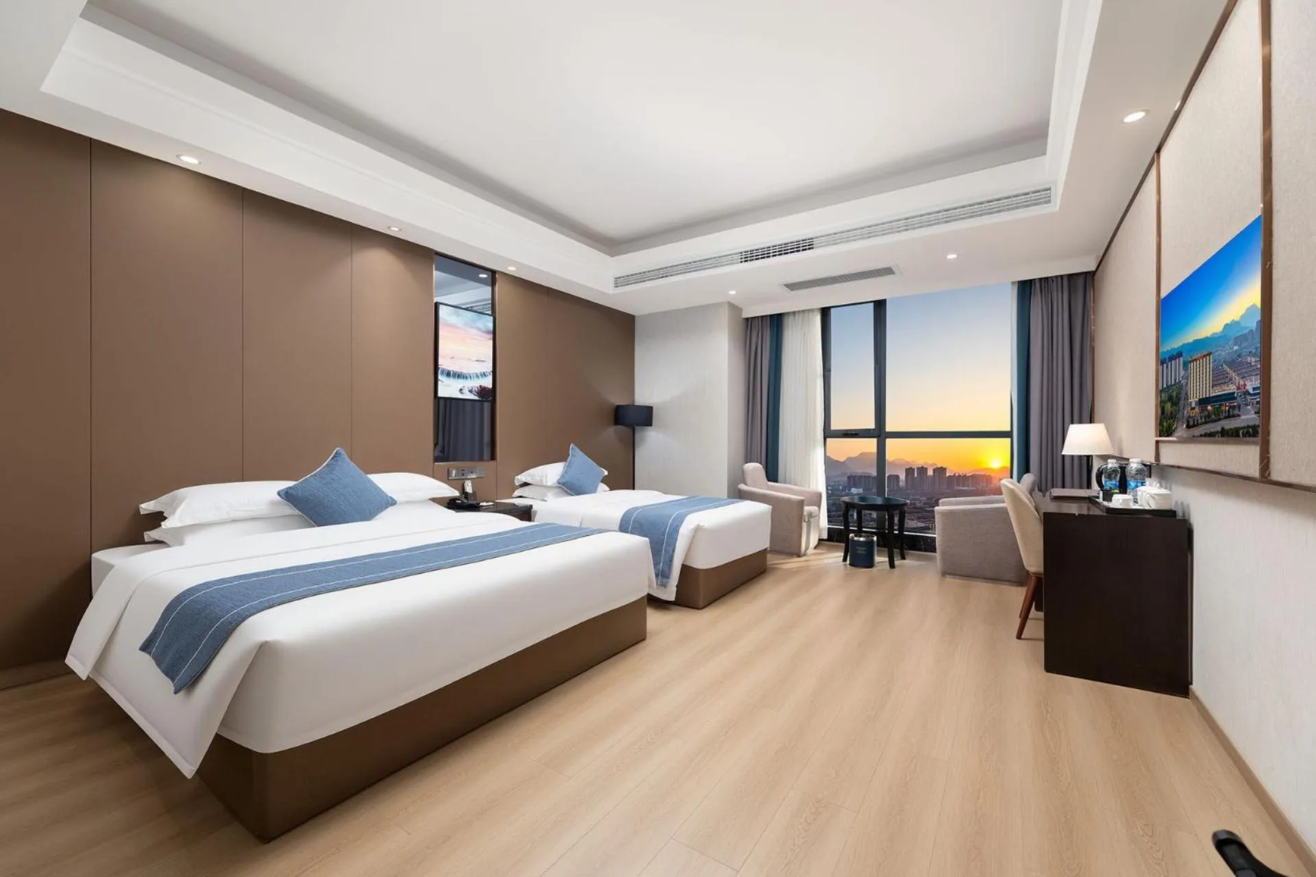 Bed in Ramada by Wyndham Zhangjiajie