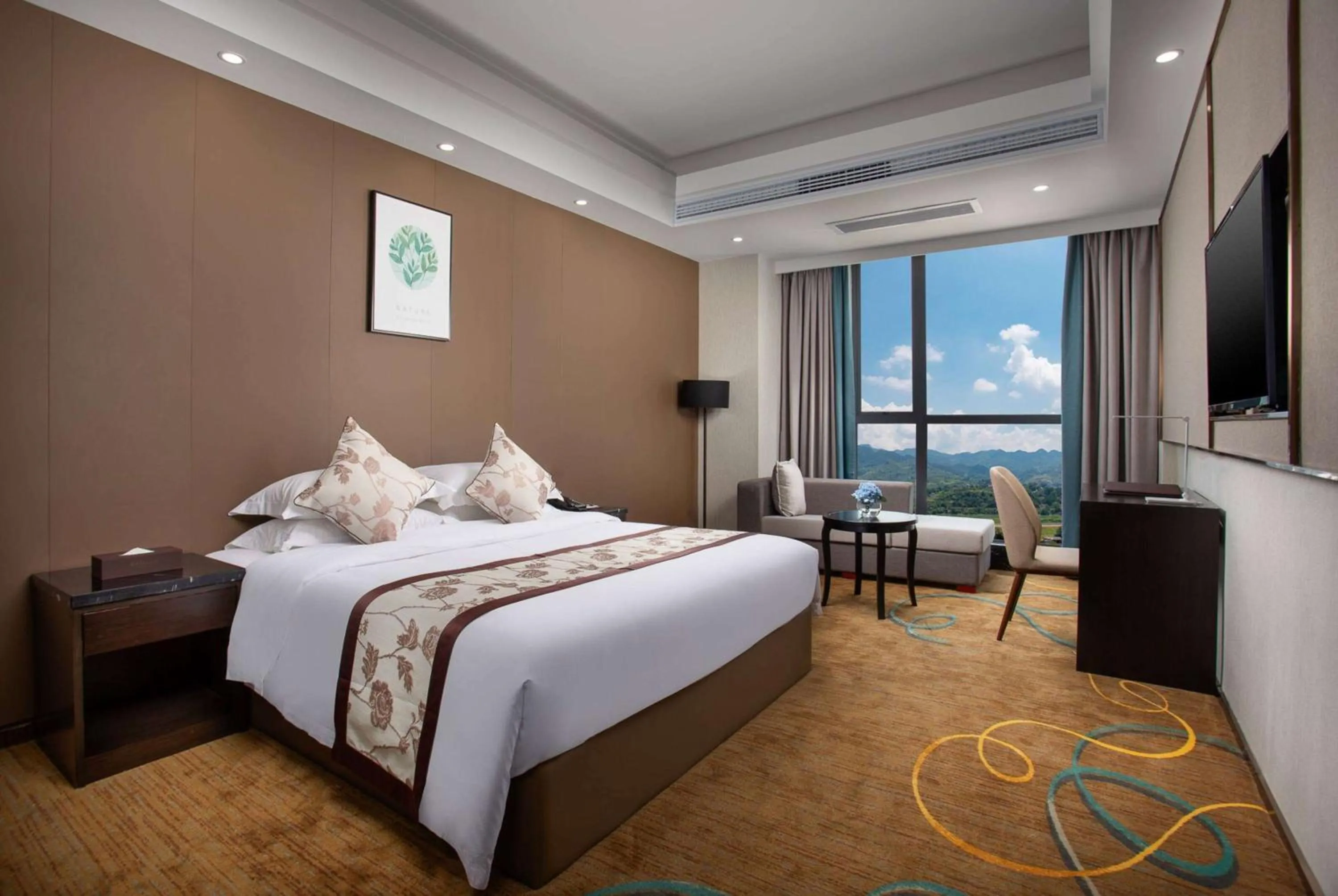Photo of the whole room, Bed in Ramada by Wyndham Zhangjiajie
