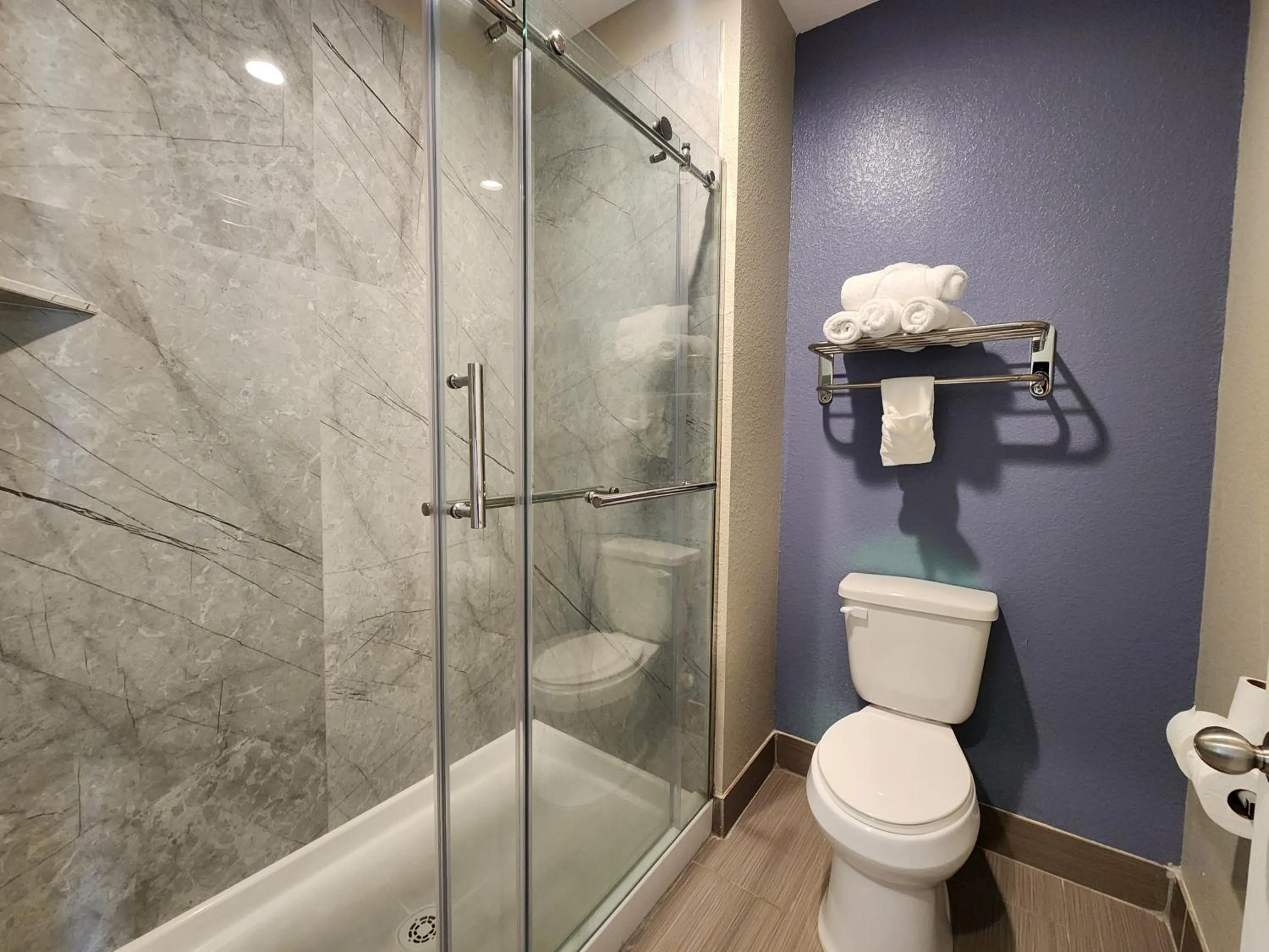 Bathroom in Days Inn & Suites by Wyndham La Porte