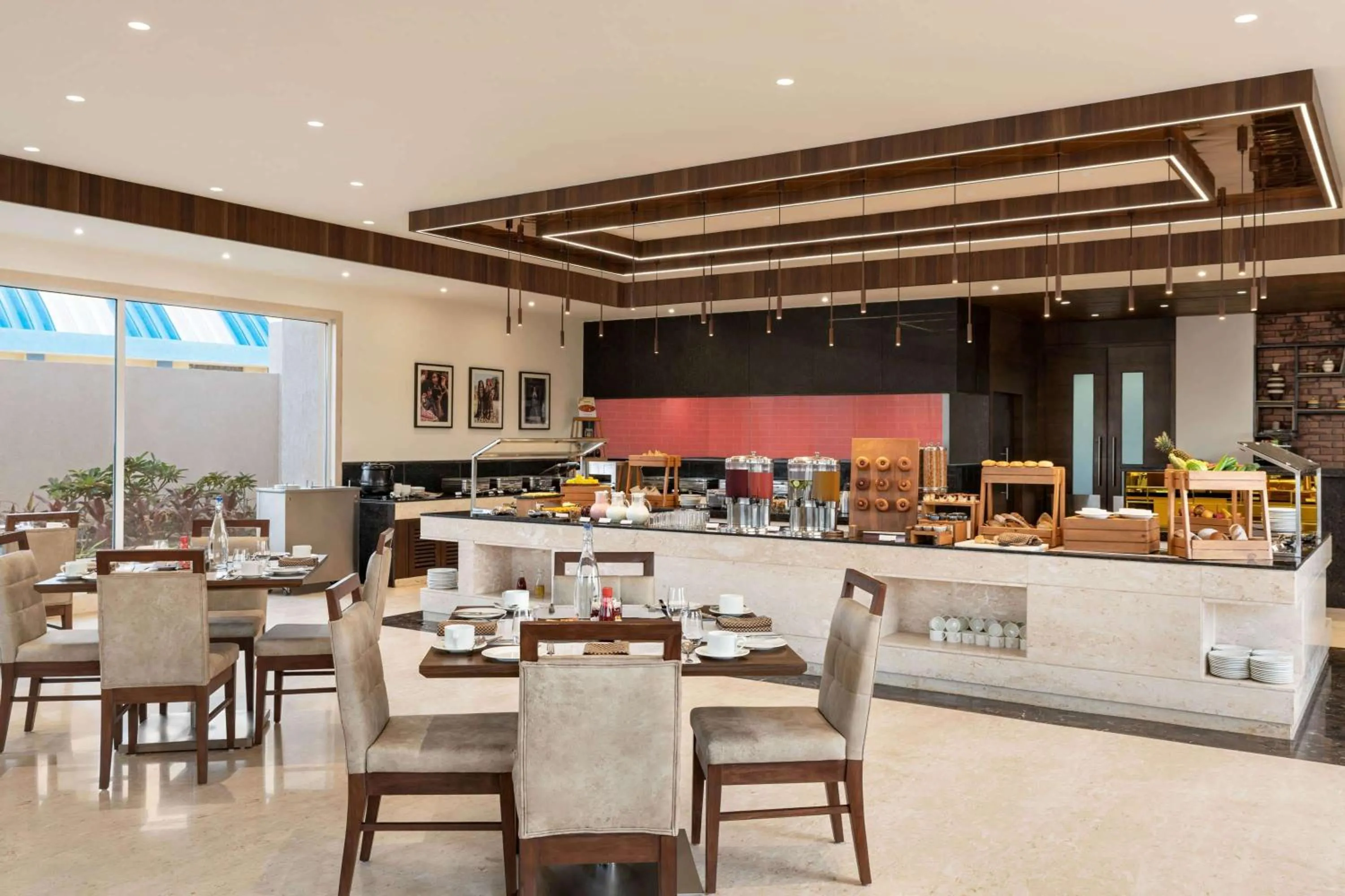Restaurant/places to eat in Ramada by Wyndham Gandhidham Shinay