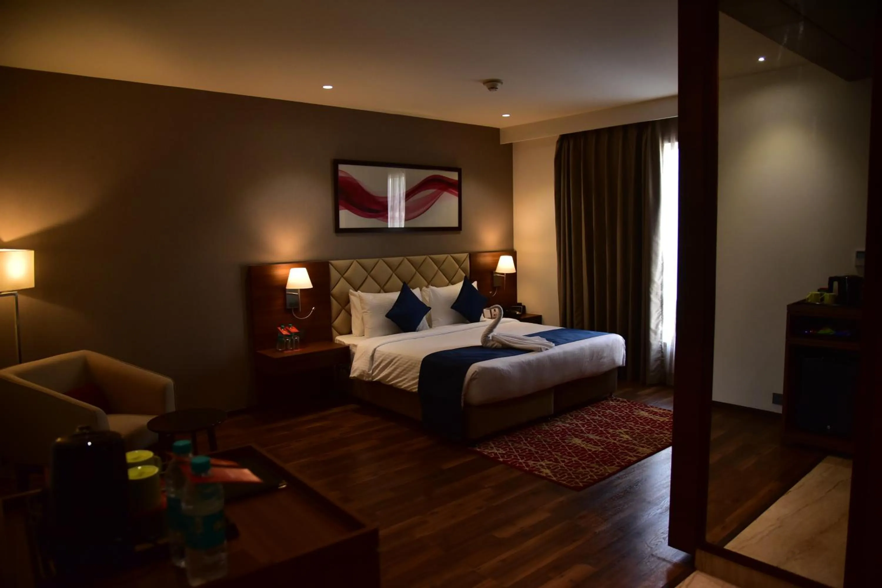 Bedroom, Bed in Ramada by Wyndham Gandhidham Shinay