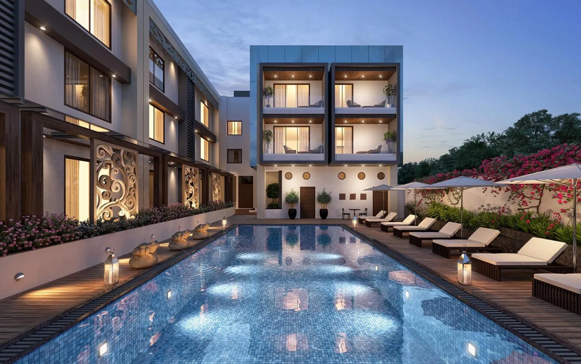 Swimming pool in Ramada by Wyndham Gandhidham Shinay