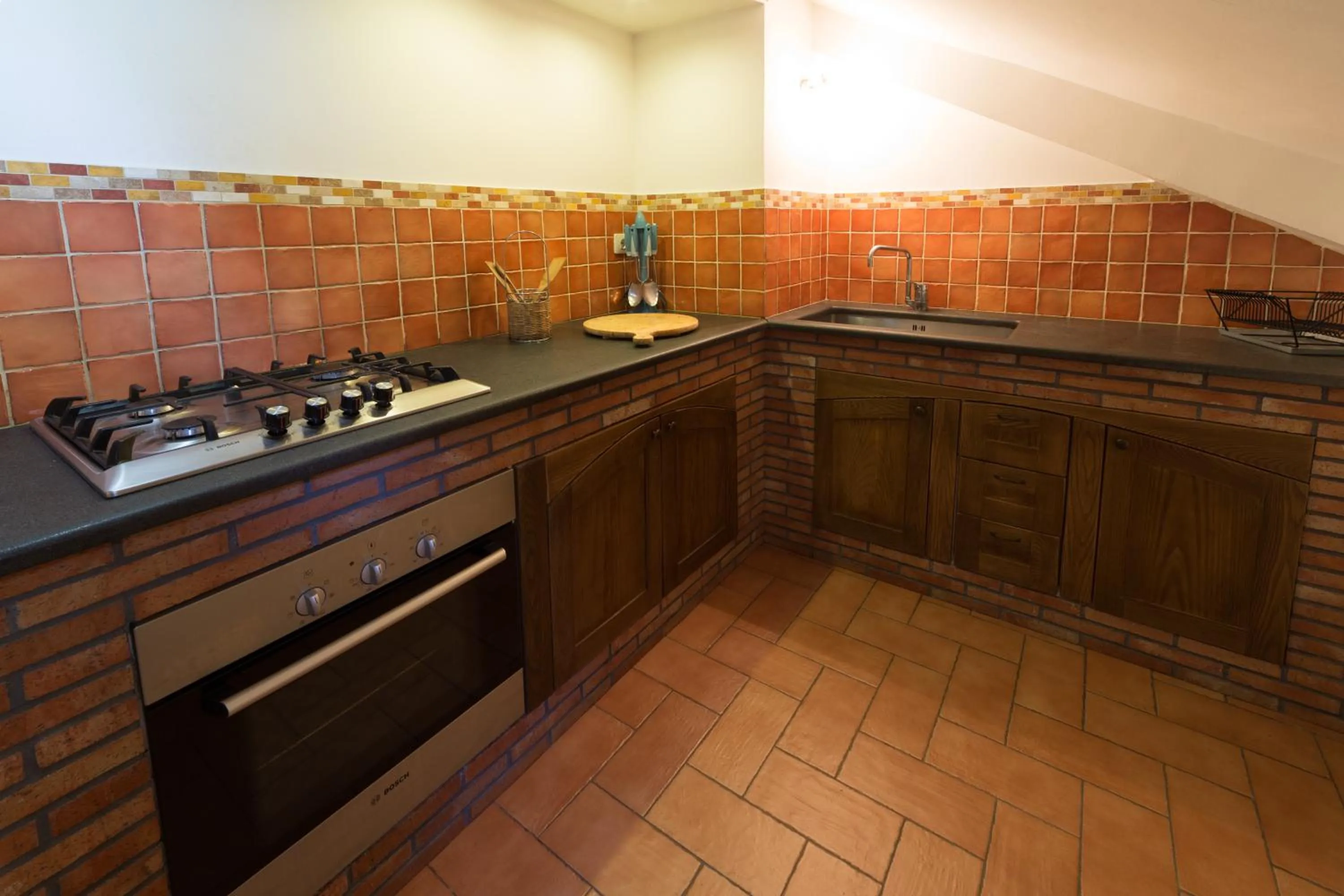 Kitchen or kitchenette in Residence Serra La Nave