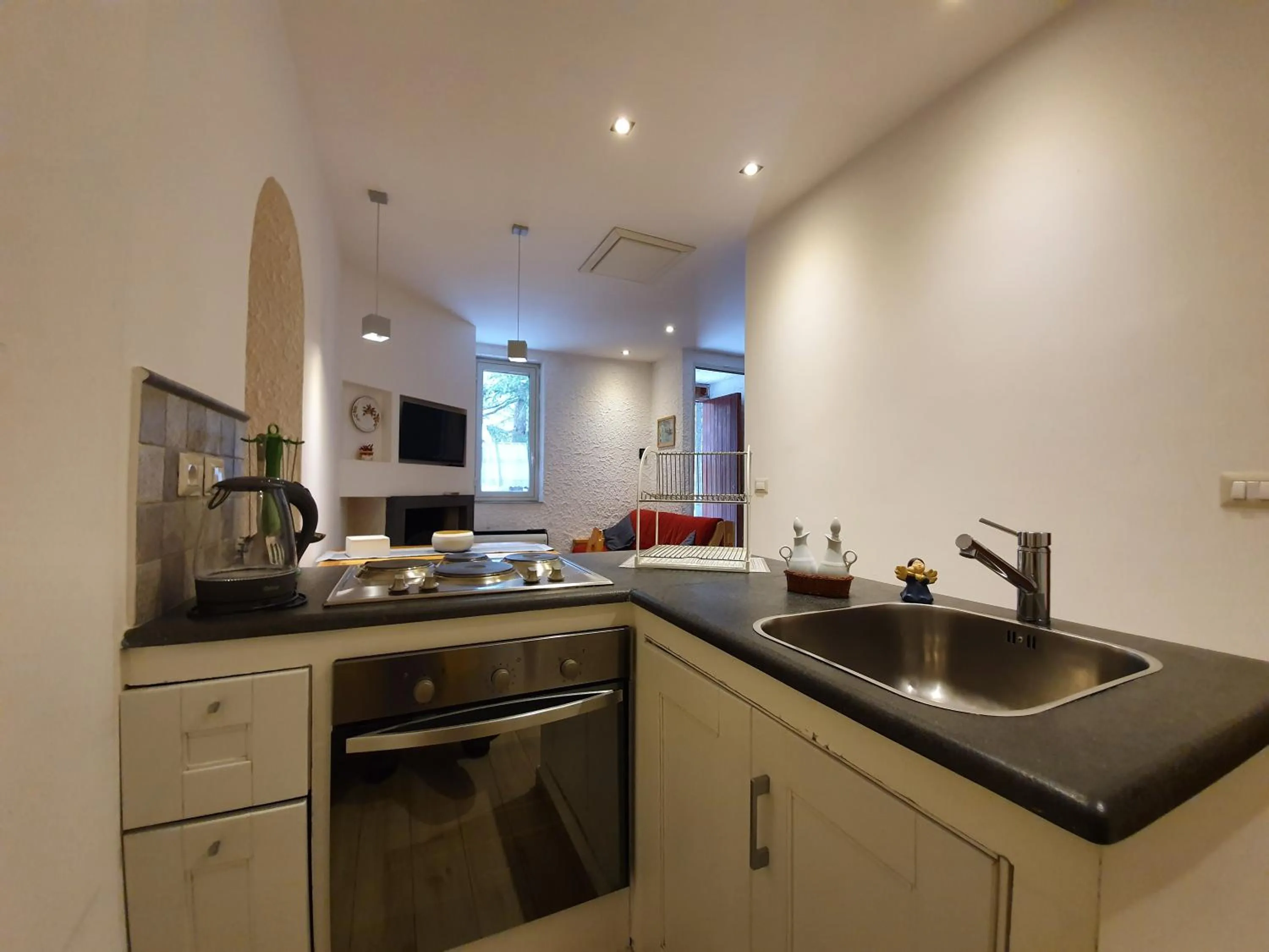 Kitchen or kitchenette in Residence Serra La Nave