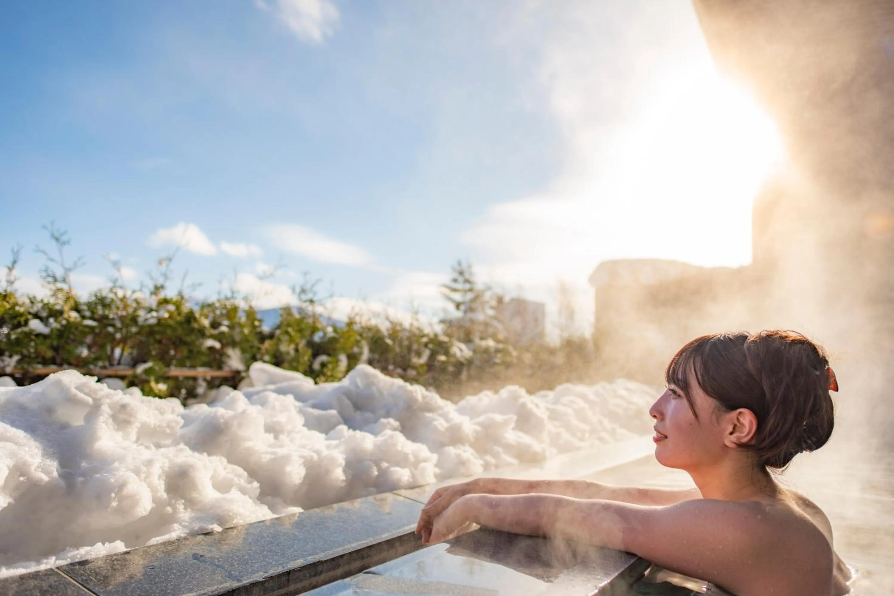Hot Spring Bath in The Vale Rusutsu