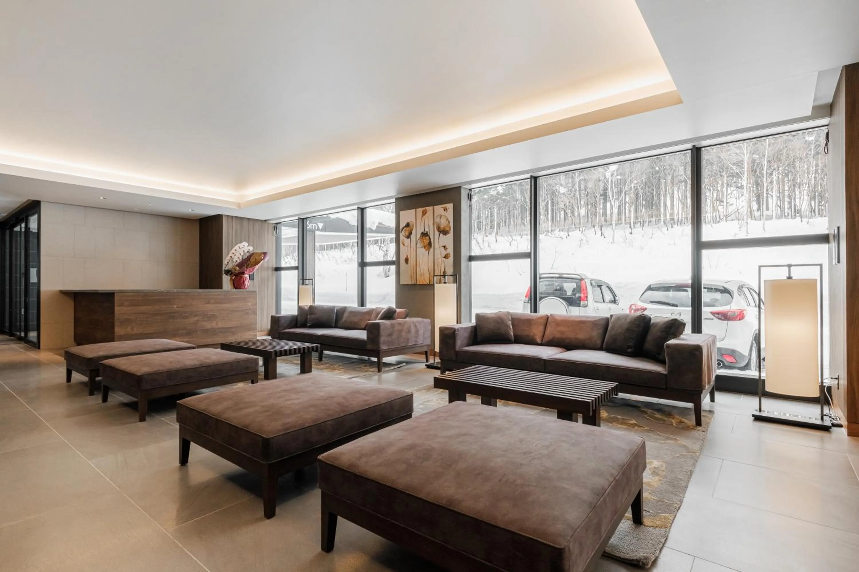 Seating area in The Vale Rusutsu