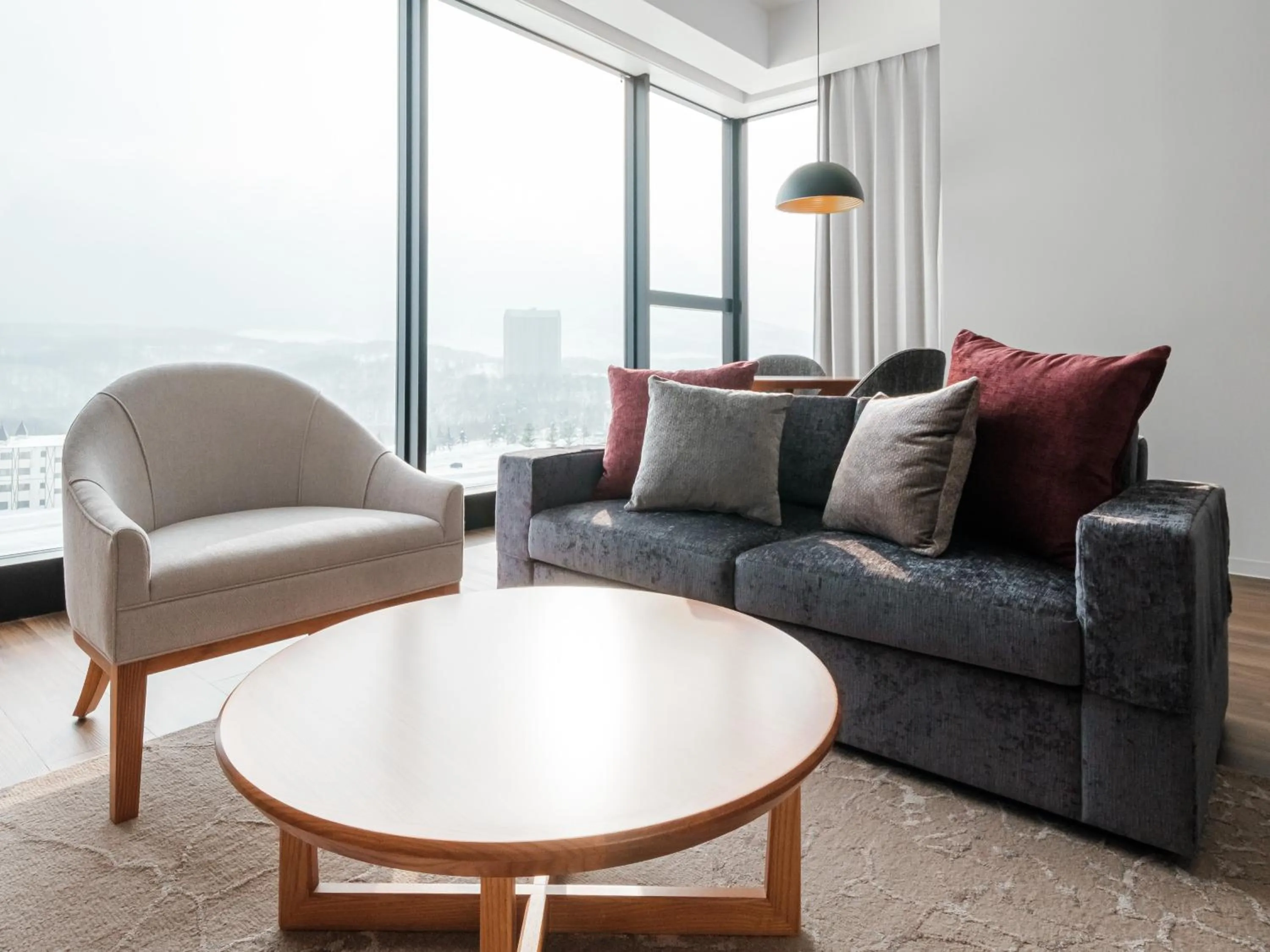 Living room in The Vale Rusutsu