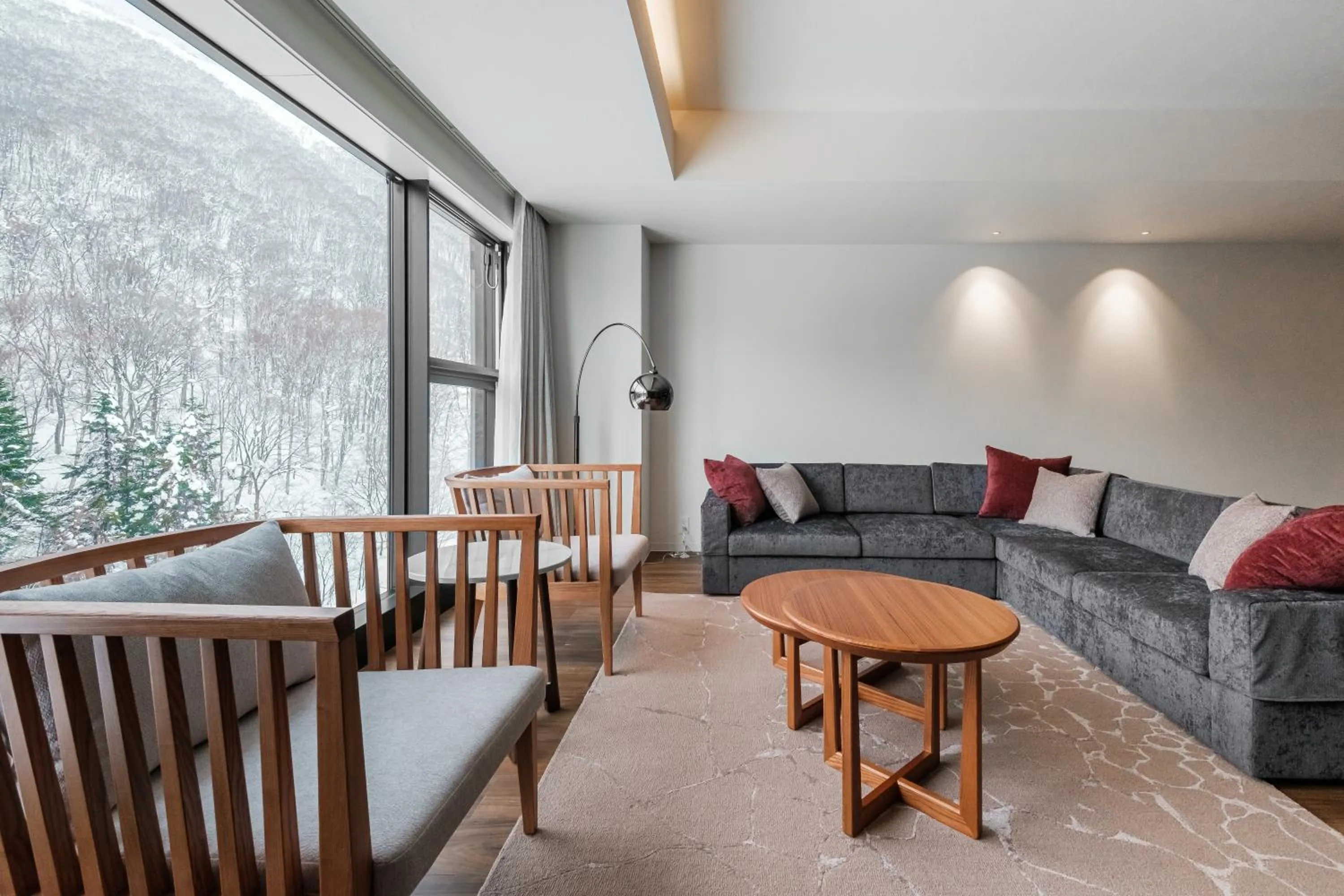 Living room in The Vale Rusutsu