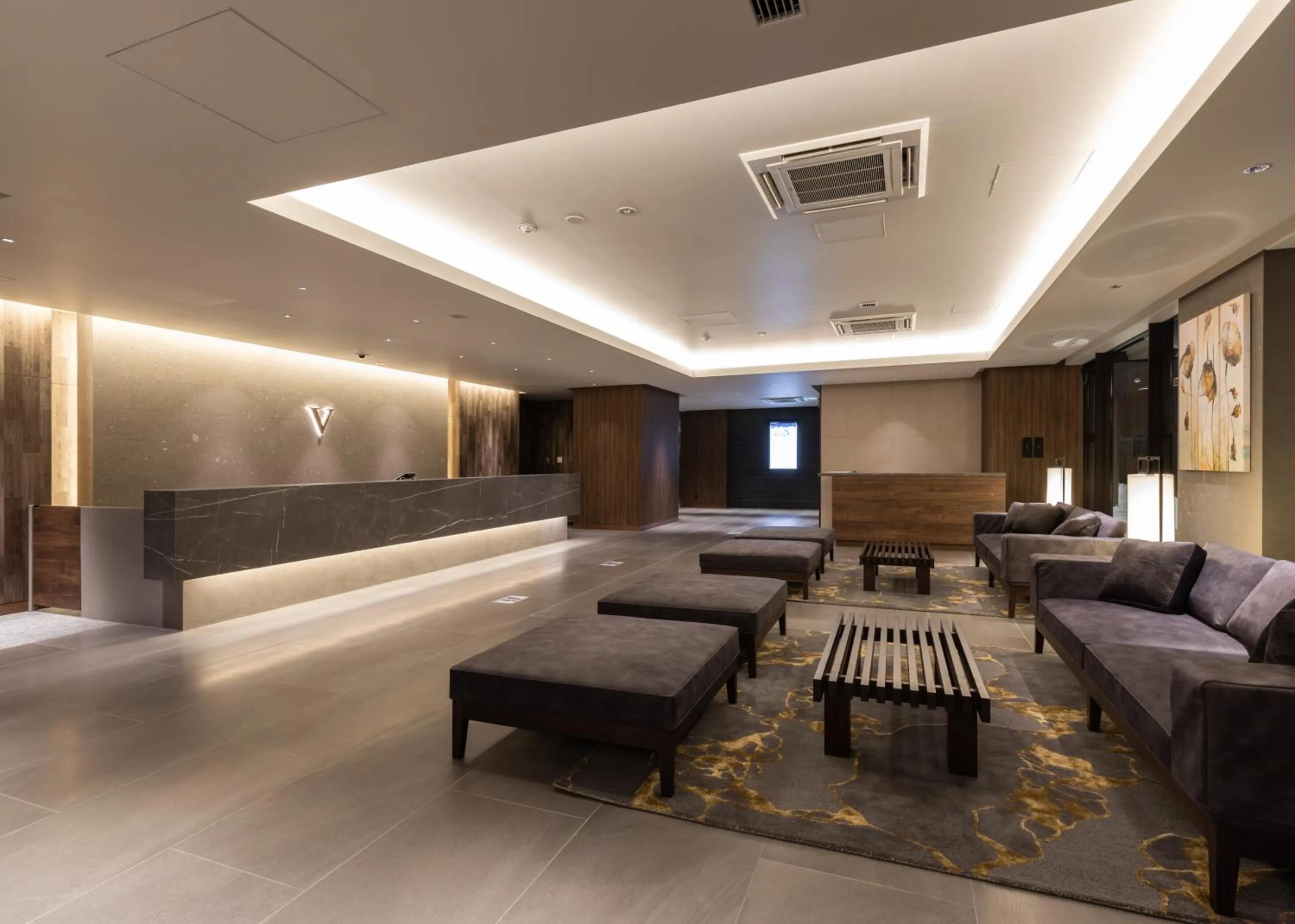 Lobby or reception in The Vale Rusutsu