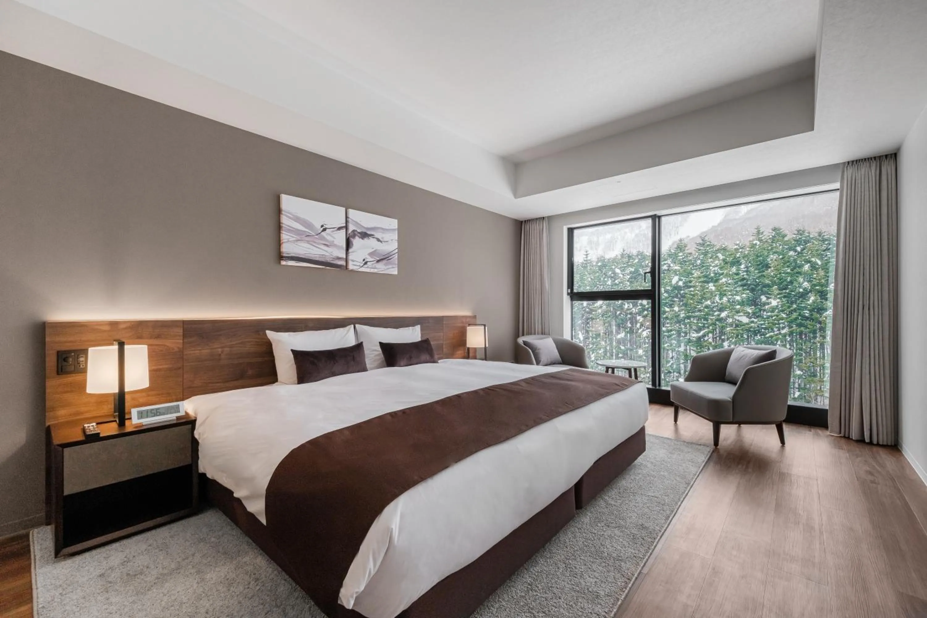 Bedroom, Bed in The Vale Rusutsu