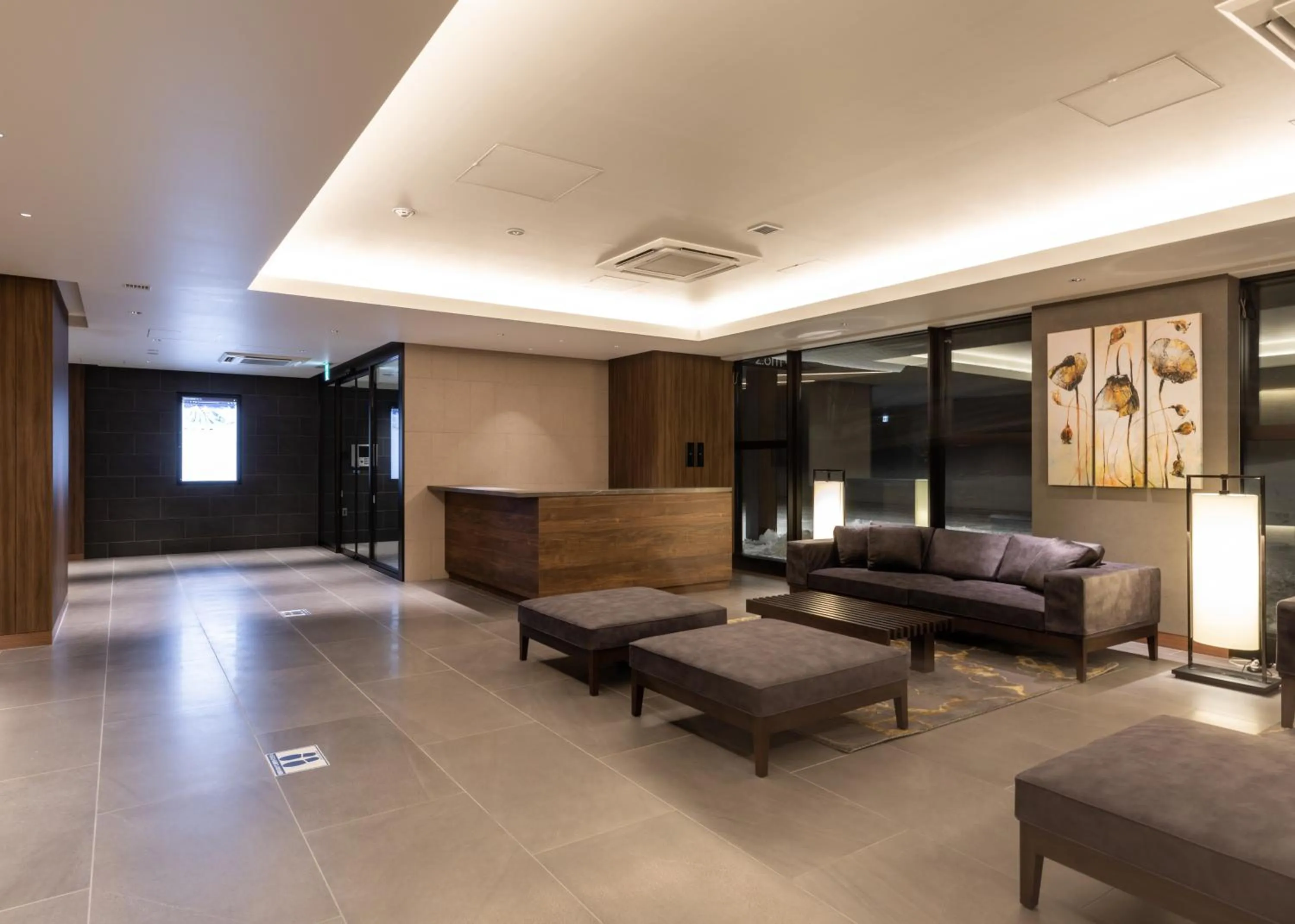Lobby or reception in The Vale Rusutsu