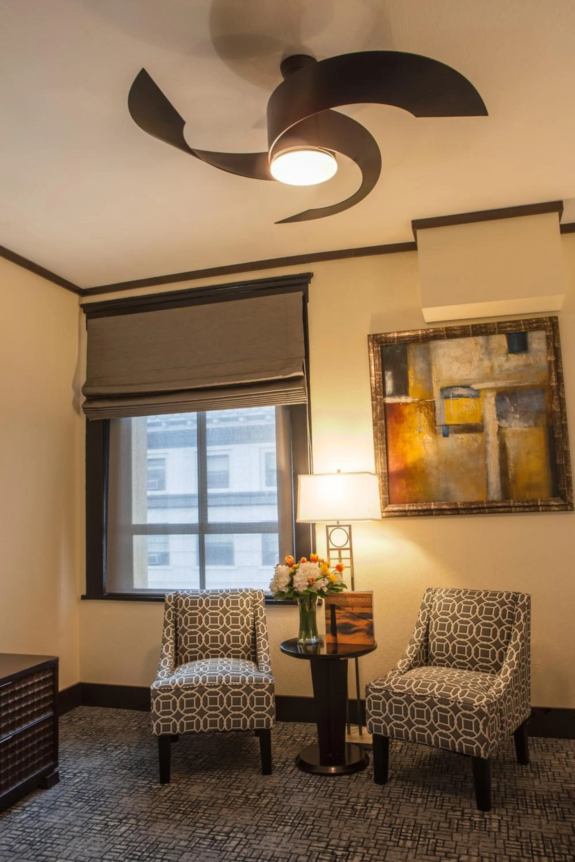 Seating area in Hotel Fusion, a C-Two Hotel