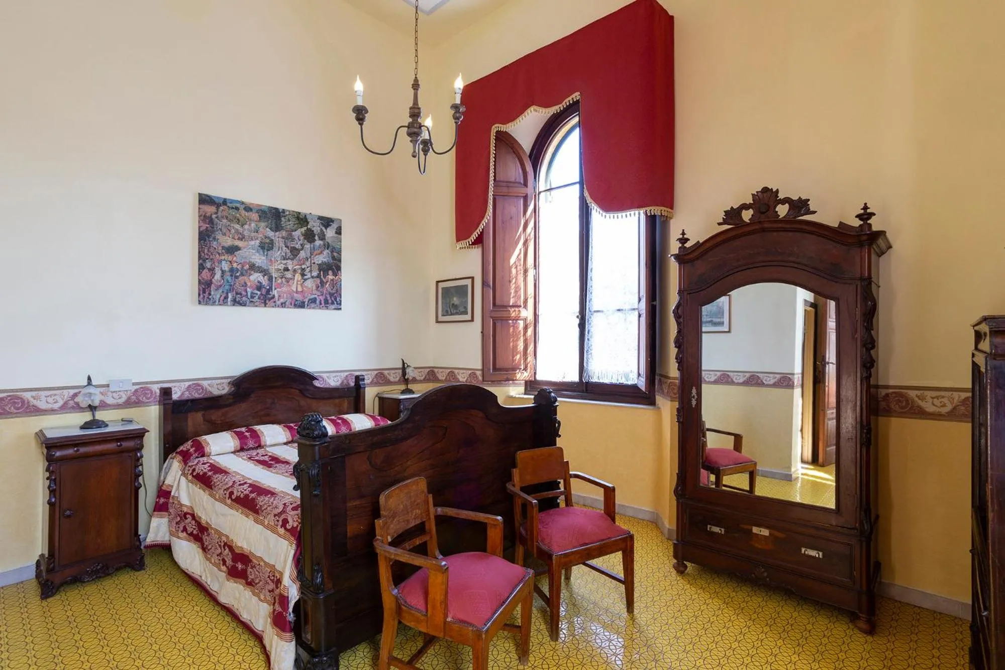 Bedroom, Bed in Residence Villa Elena