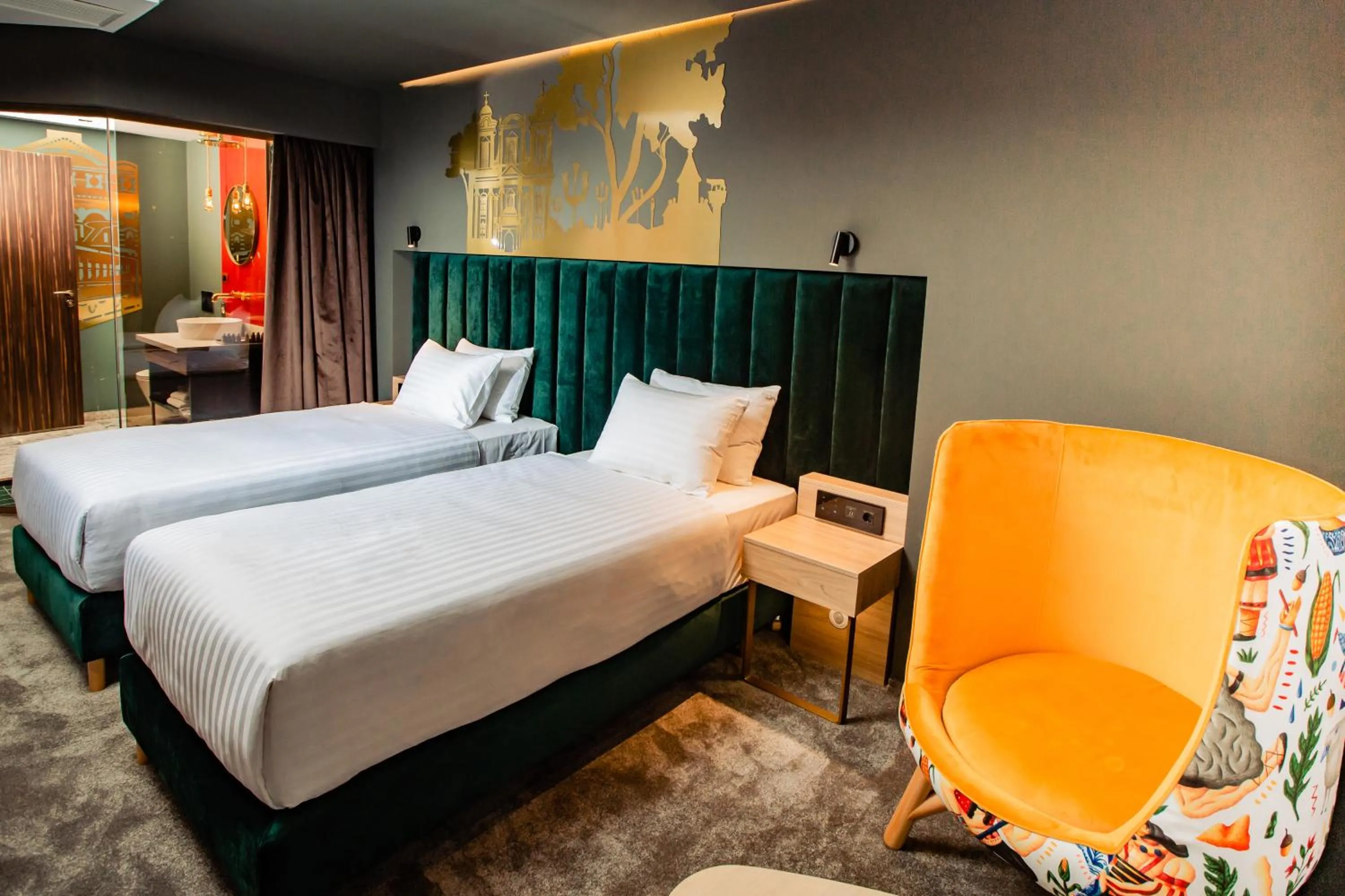 Bedroom, Bed in Mercure Timisoara