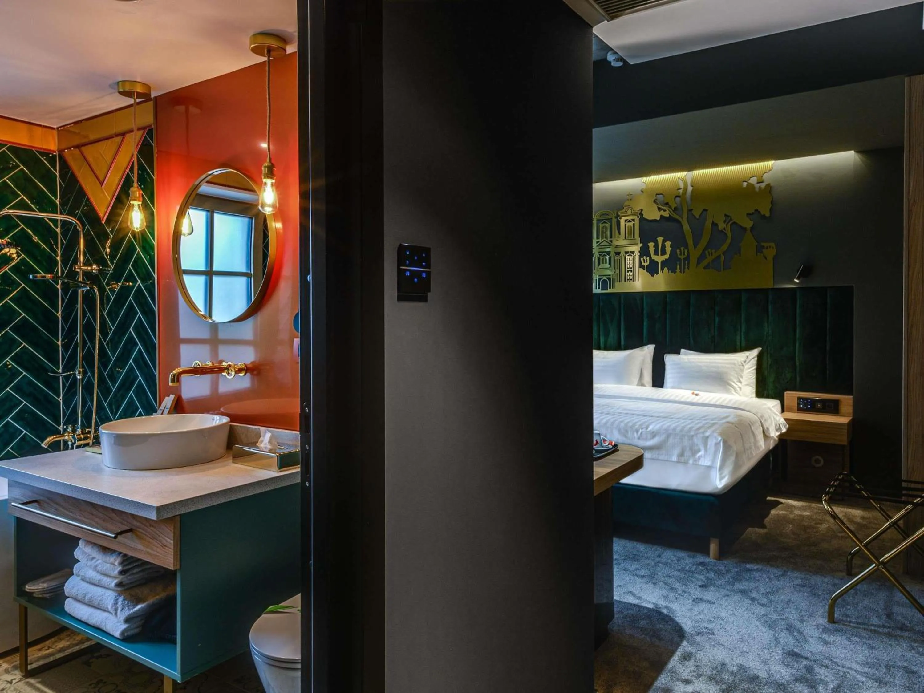 Bedroom, Bed in Mercure Timisoara