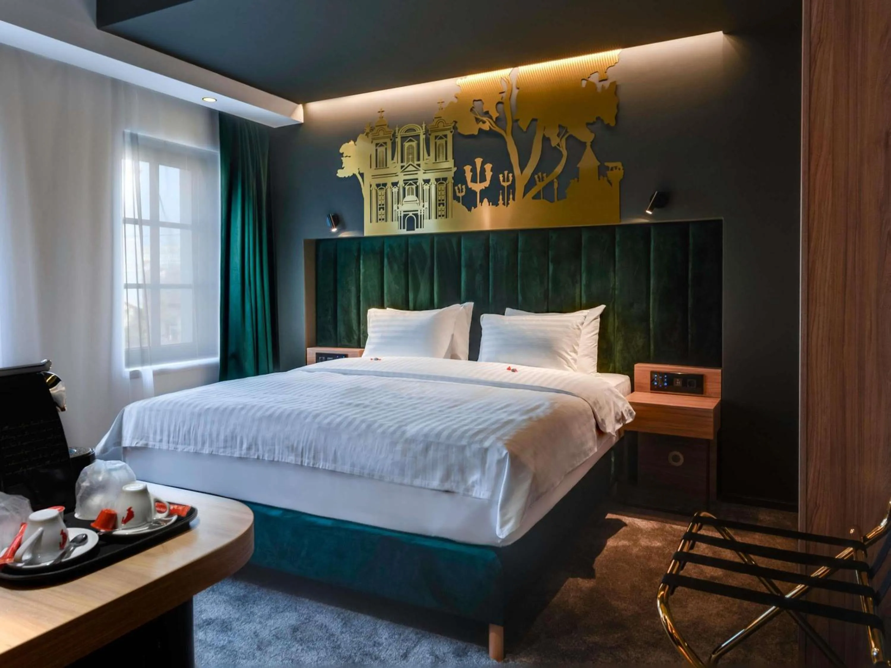 Bedroom, Bed in Mercure Timisoara