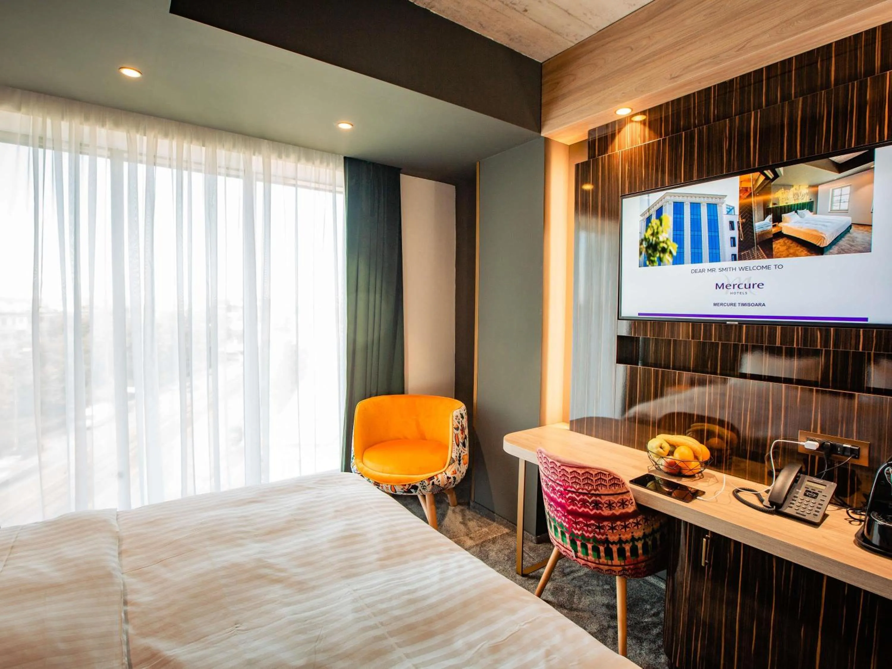 Bedroom, Bed in Mercure Timisoara