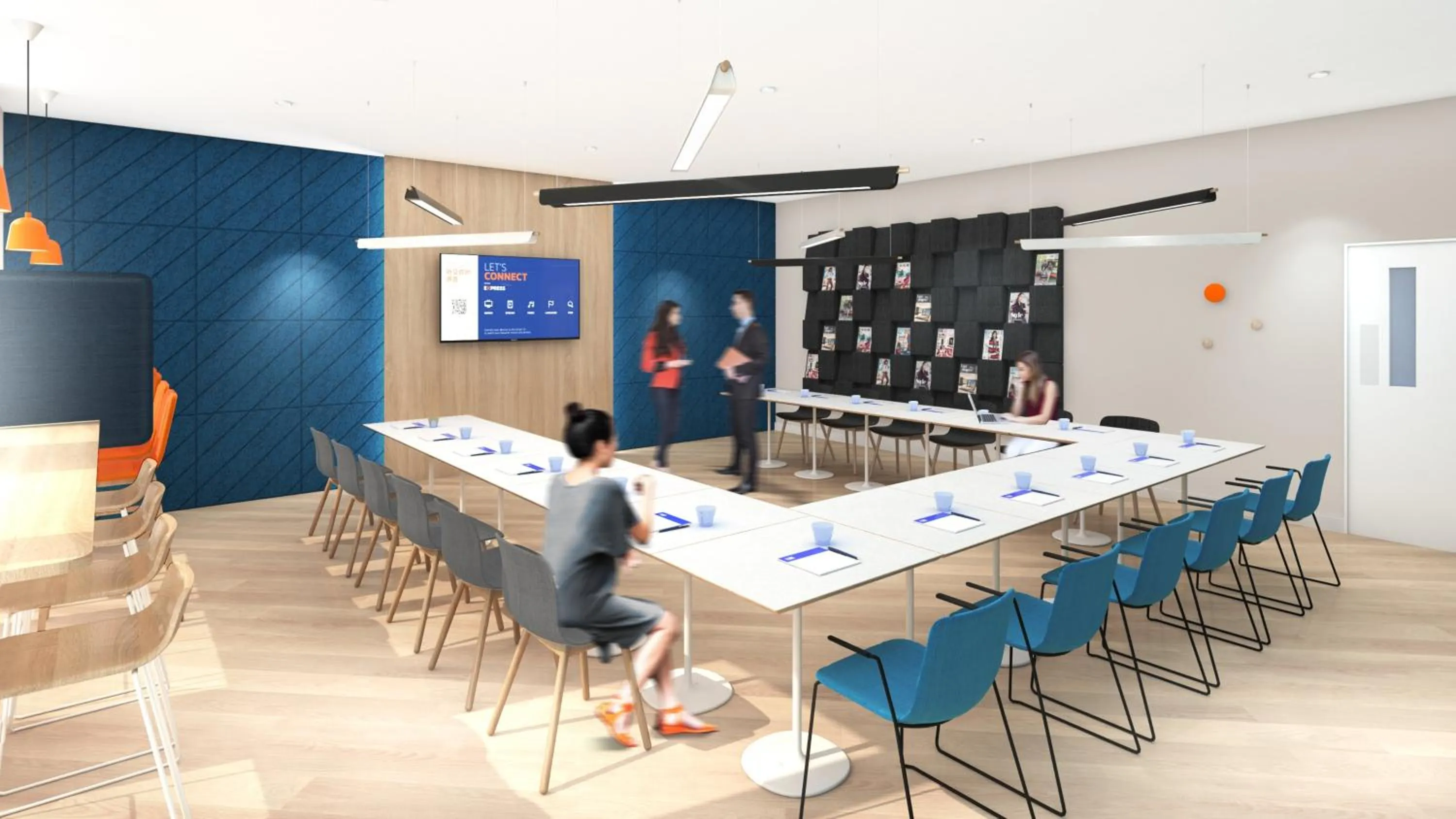 Meeting/conference room in Holiday Inn Express Beijing Shijingshan Lakeview by IHG