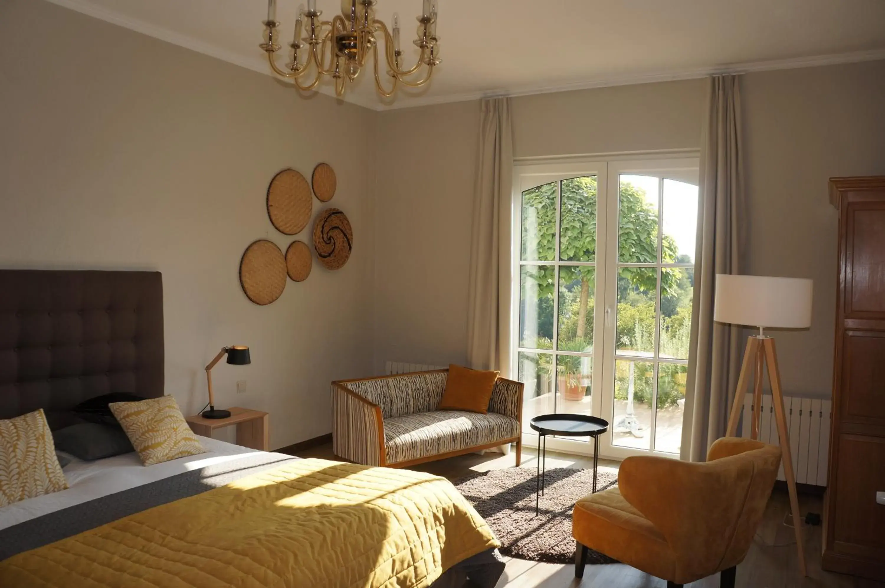 Double Room with Garden View - single occupancy in B&B LES CRESSES Double Room with Garden View - single occupancy in B&B LES CRESSES