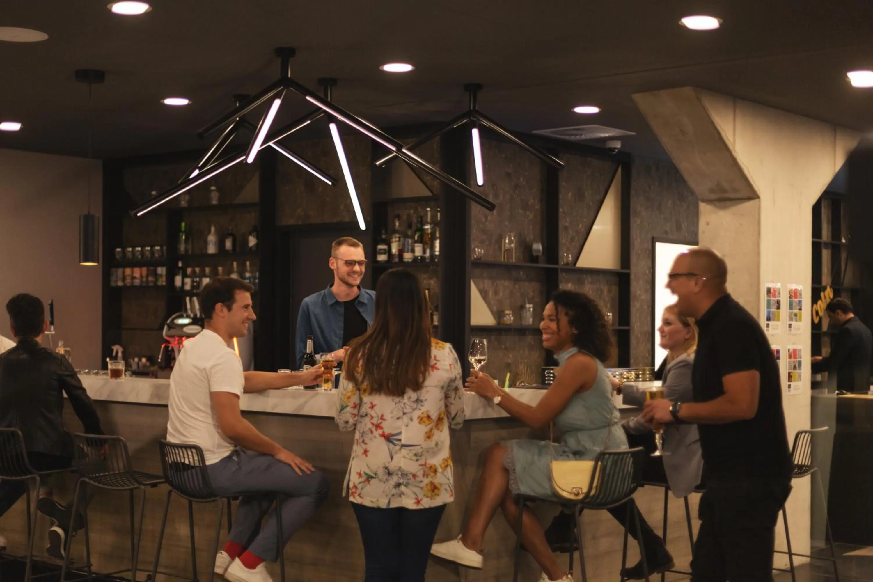 Lounge or bar in Holiday Inn - the niu, Coin Frankfurt Ostend by IHG