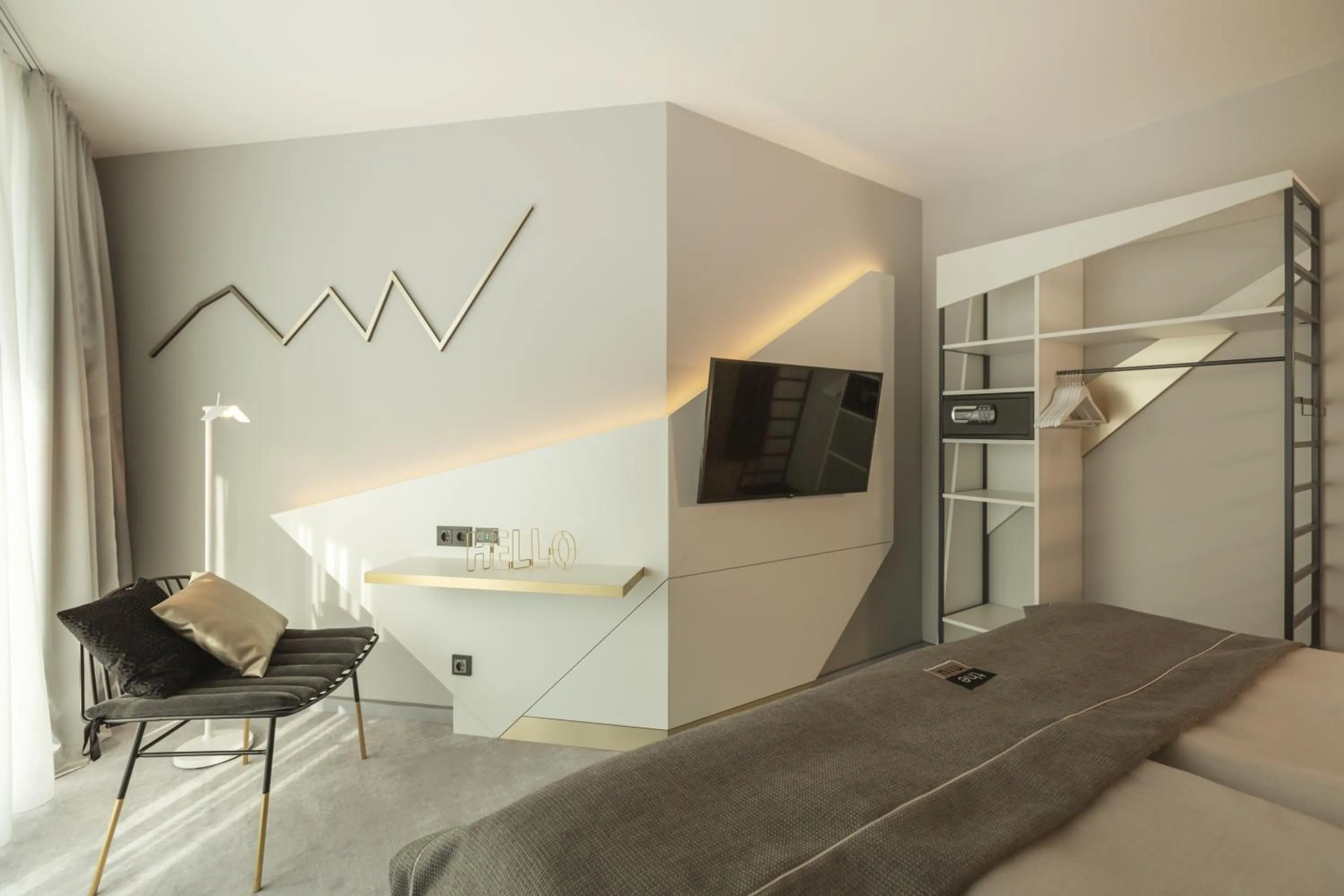 Bed in Holiday Inn - the niu, Coin Frankfurt Ostend by IHG