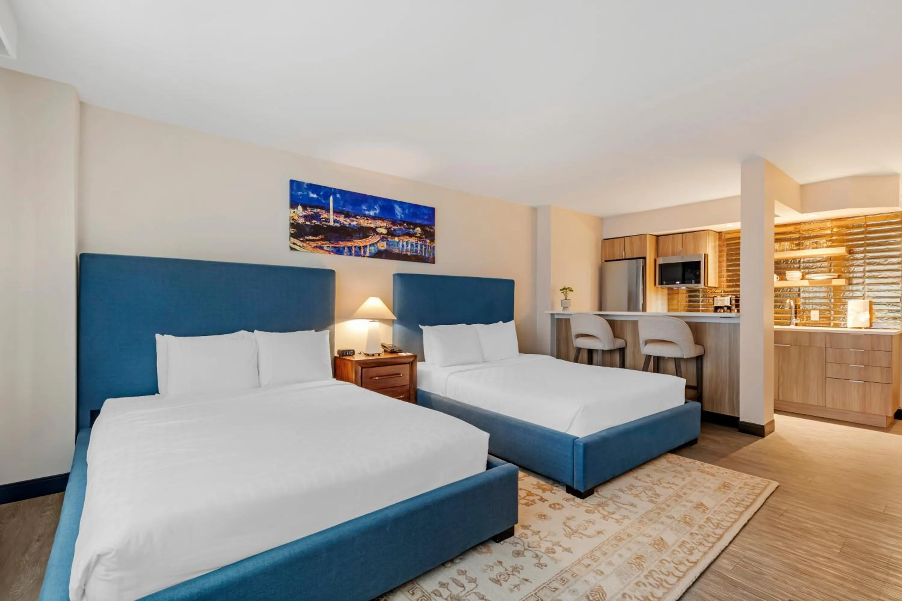 Bed in The Quincy, an Ascend Collection Hotel