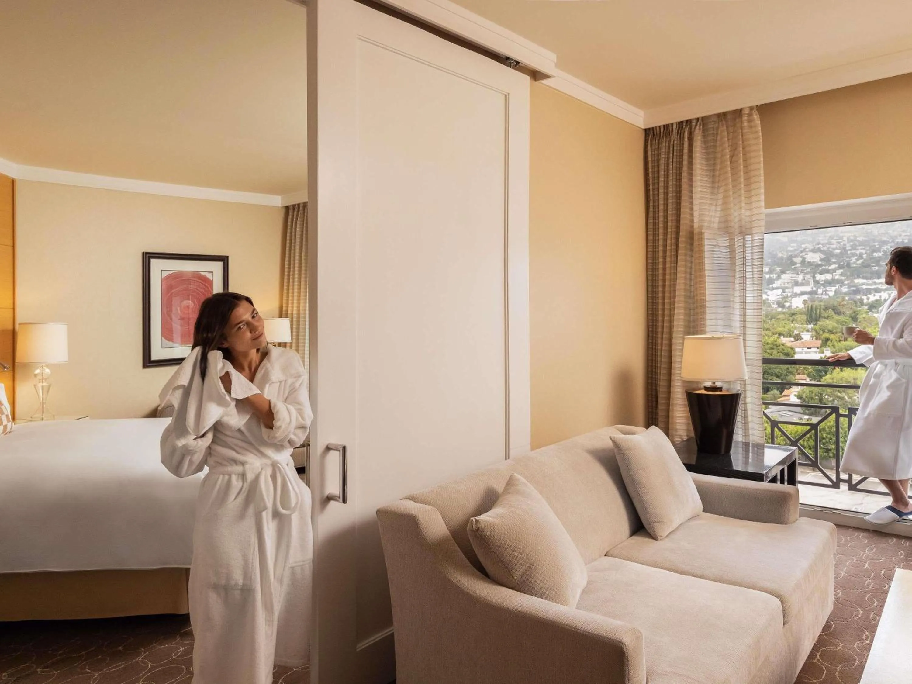 Bedroom, Bed in Hotel Sofitel Los Angeles at Beverly Hills