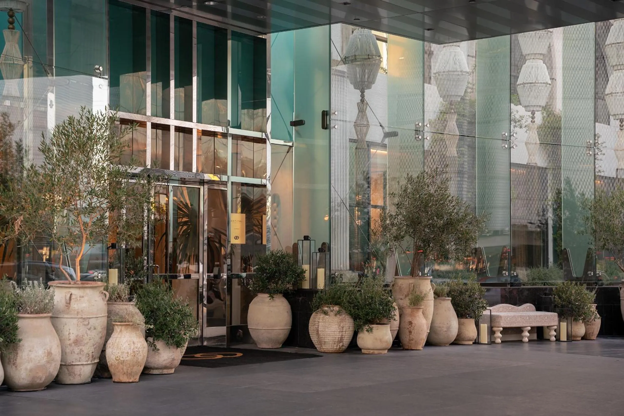 Facade/entrance in Hotel Sofitel Los Angeles at Beverly Hills
