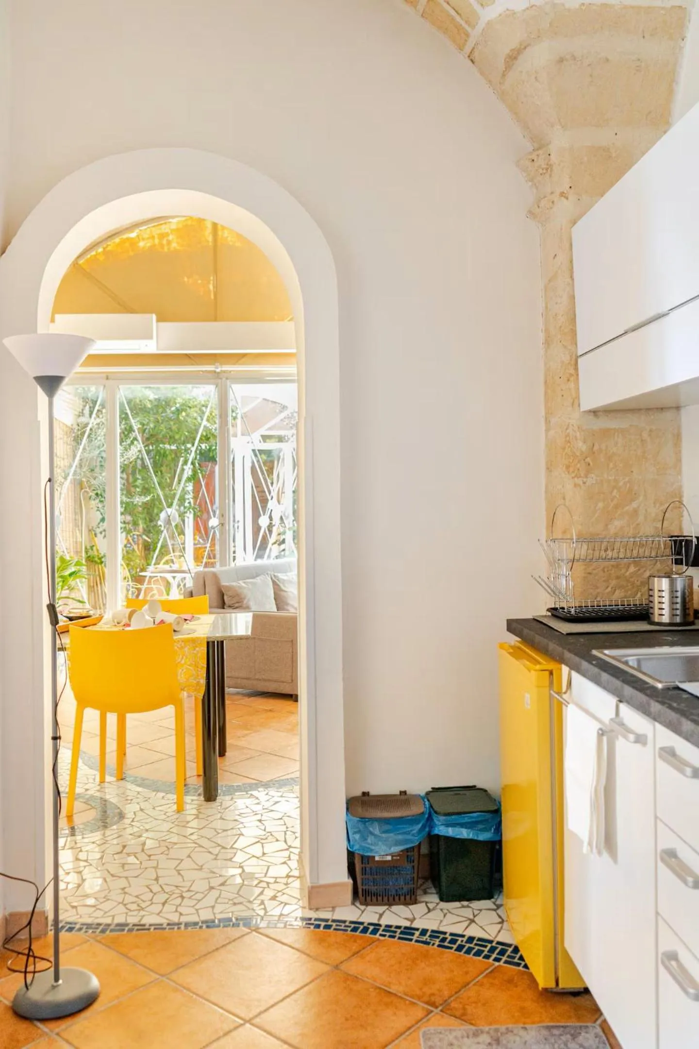 Kitchen or kitchenette in B&B Corte dei Memoli di Margiotta Giuseppina