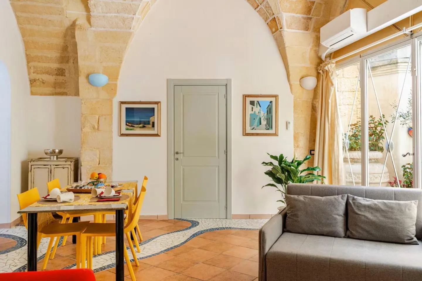 Living room in B&B Corte dei Memoli di Margiotta Giuseppina