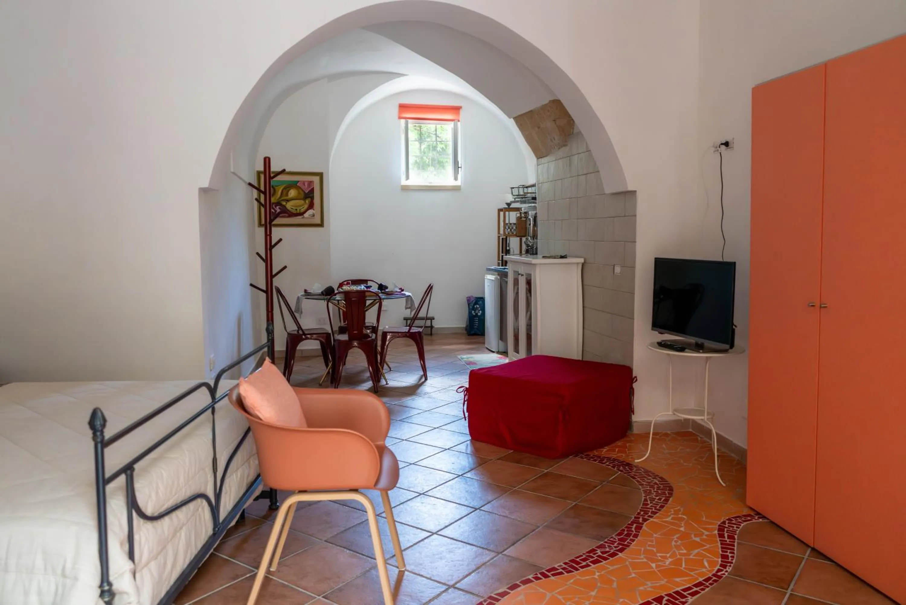 Dining area in B&B Corte dei Memoli di Margiotta Giuseppina