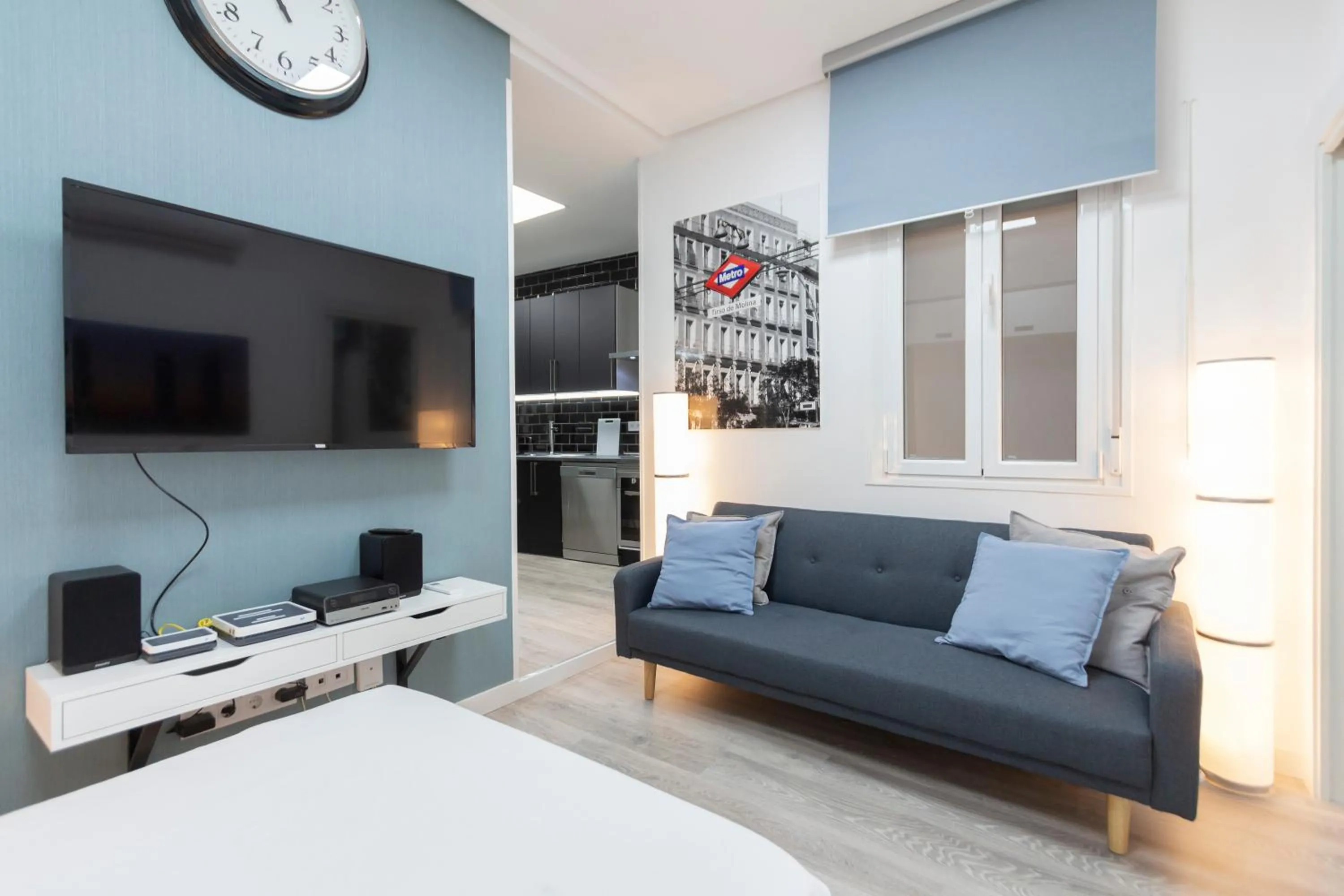 TV and multimedia, Bed in Plaza Mayor Apartment